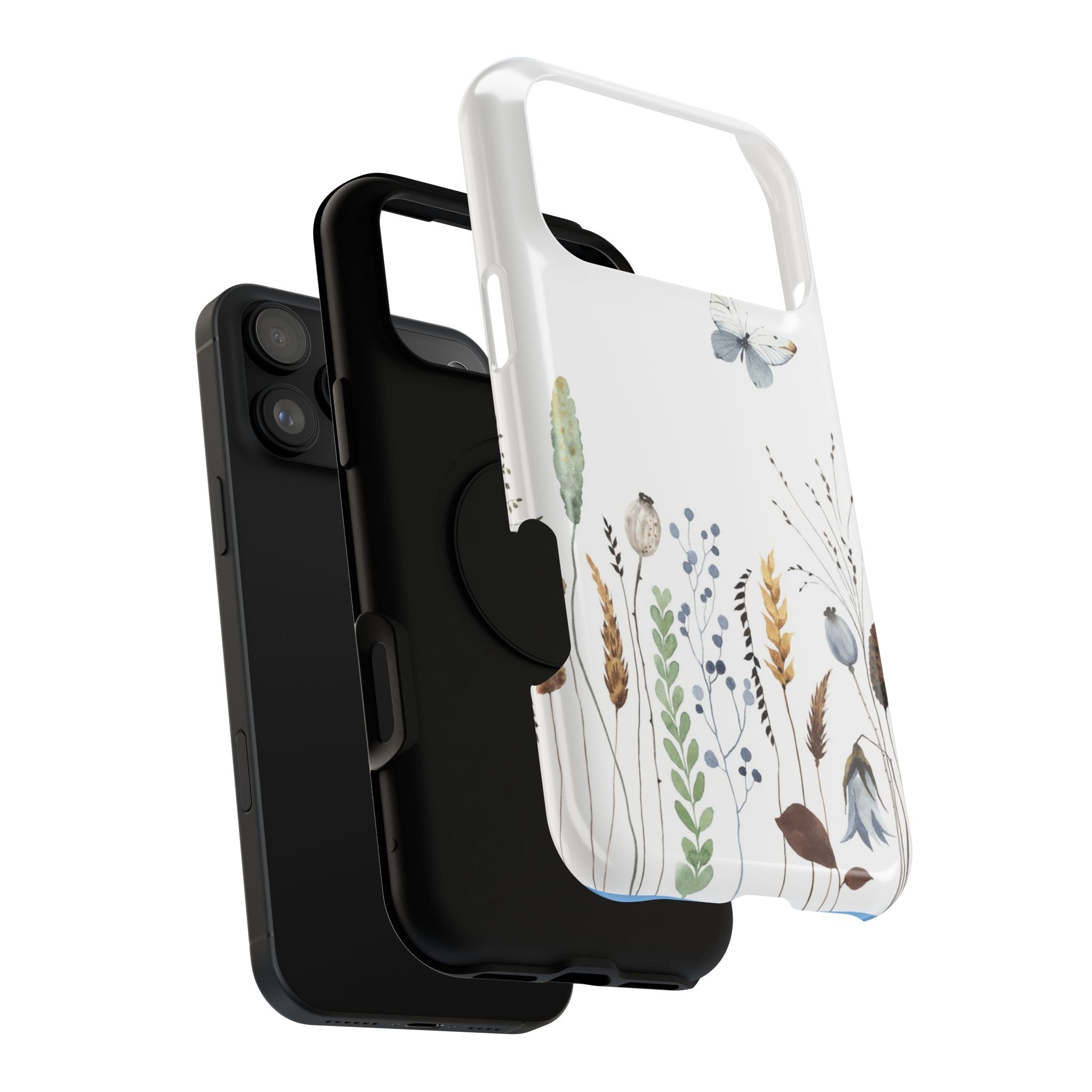 Floral Impact-Resistant Phone Case
