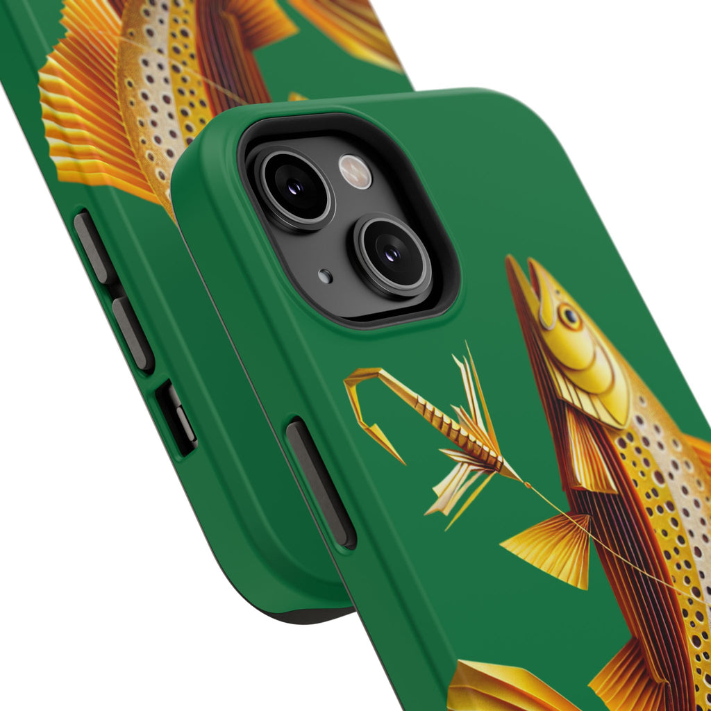 Impact Resistant Phone Case,  Lucky Charm Fish, Outdoor Enthusiast Gift