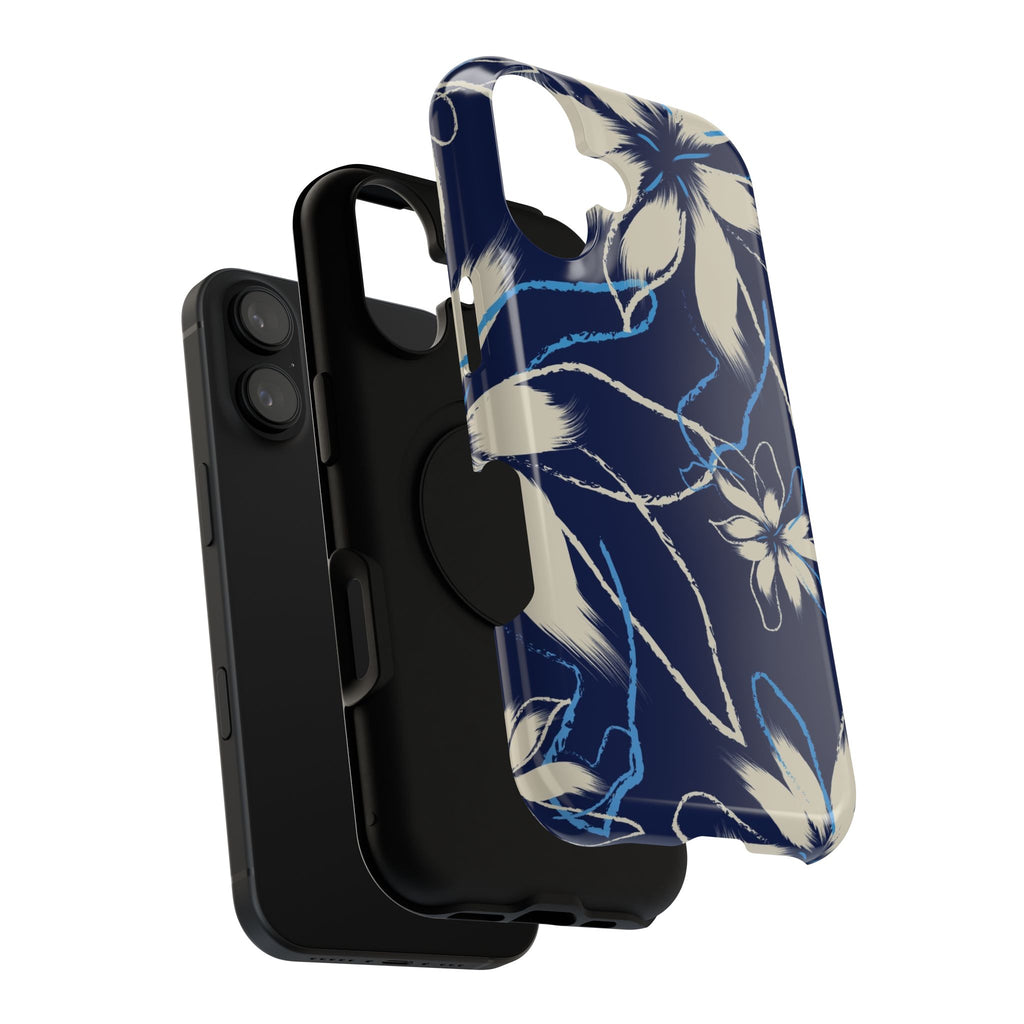 Floral Impact-Resistant Phone Case, Durable