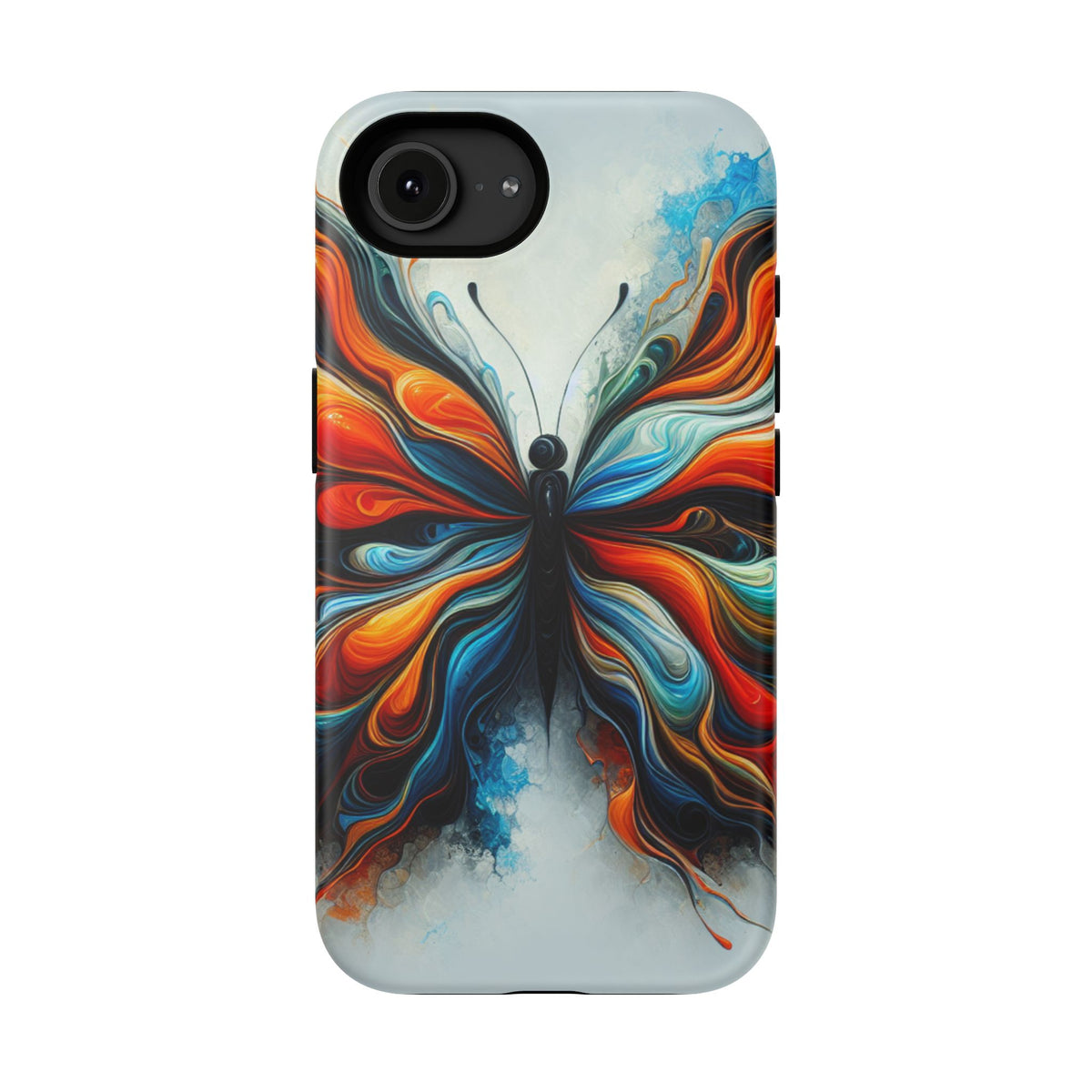 Vibrant Butterfly Impact Resistant Phone Case Unique Gift for Nature Lovers