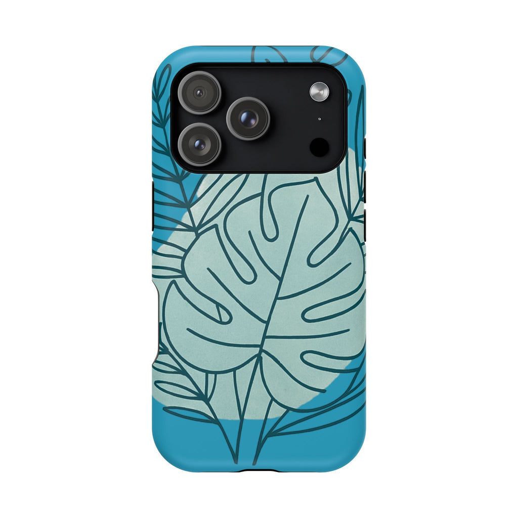 Tropical Floral Phone Case, Impact-Resistant