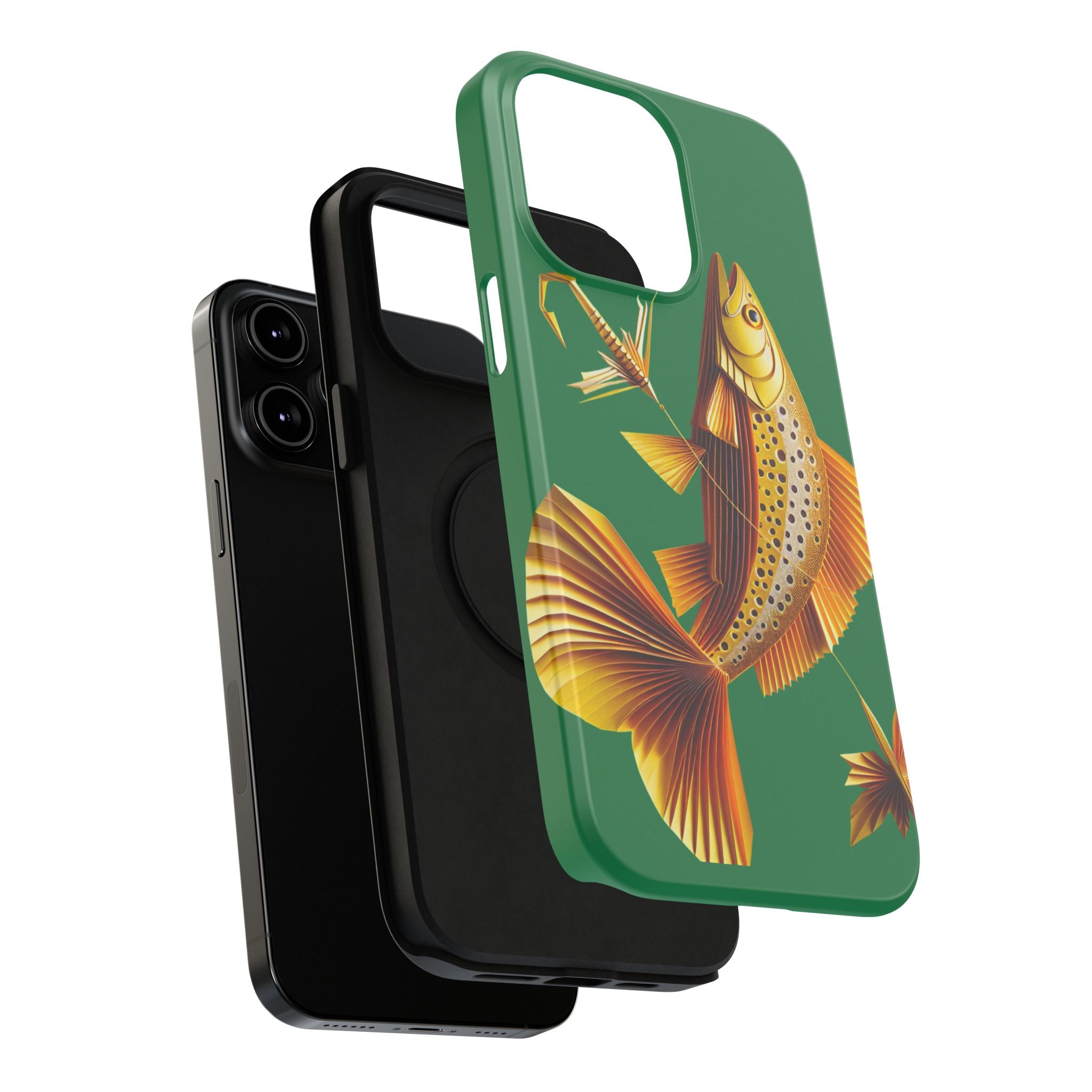 Impact Resistant Phone Case,  Lucky Charm Fish, Outdoor Enthusiast Gift