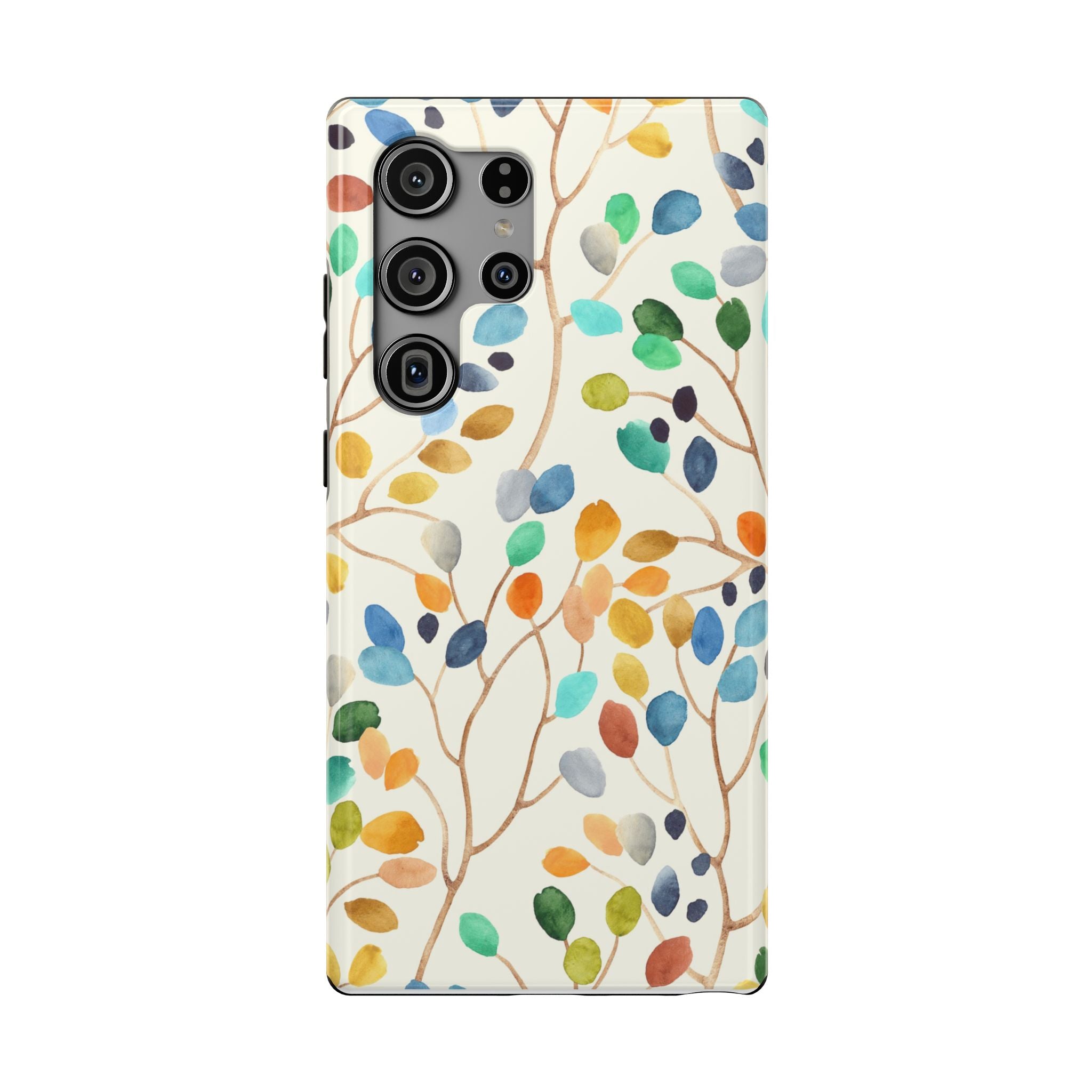 Vibrant Floral Phone Cases Impact-Resistant