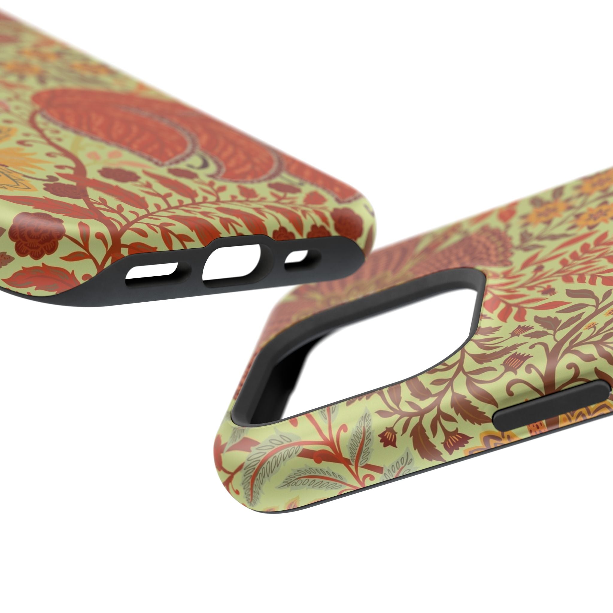 Floral Paisley Magnetic Impact-Resistant Phone Case