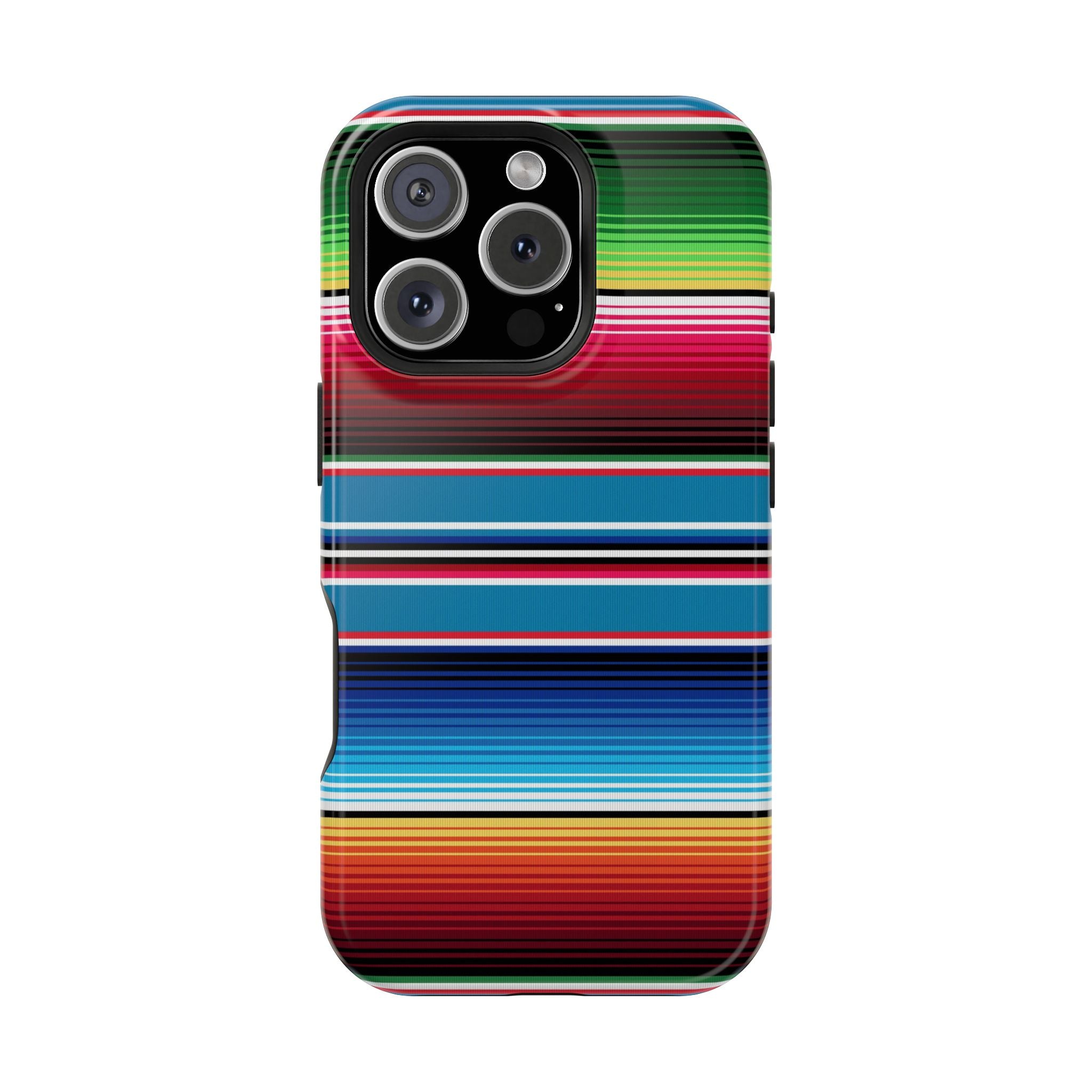 Sarape Striped Phone Case | Impact-Resistant