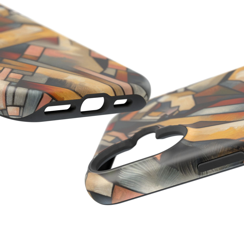 Impact Resistant Phone Case - Woman Abstract Design