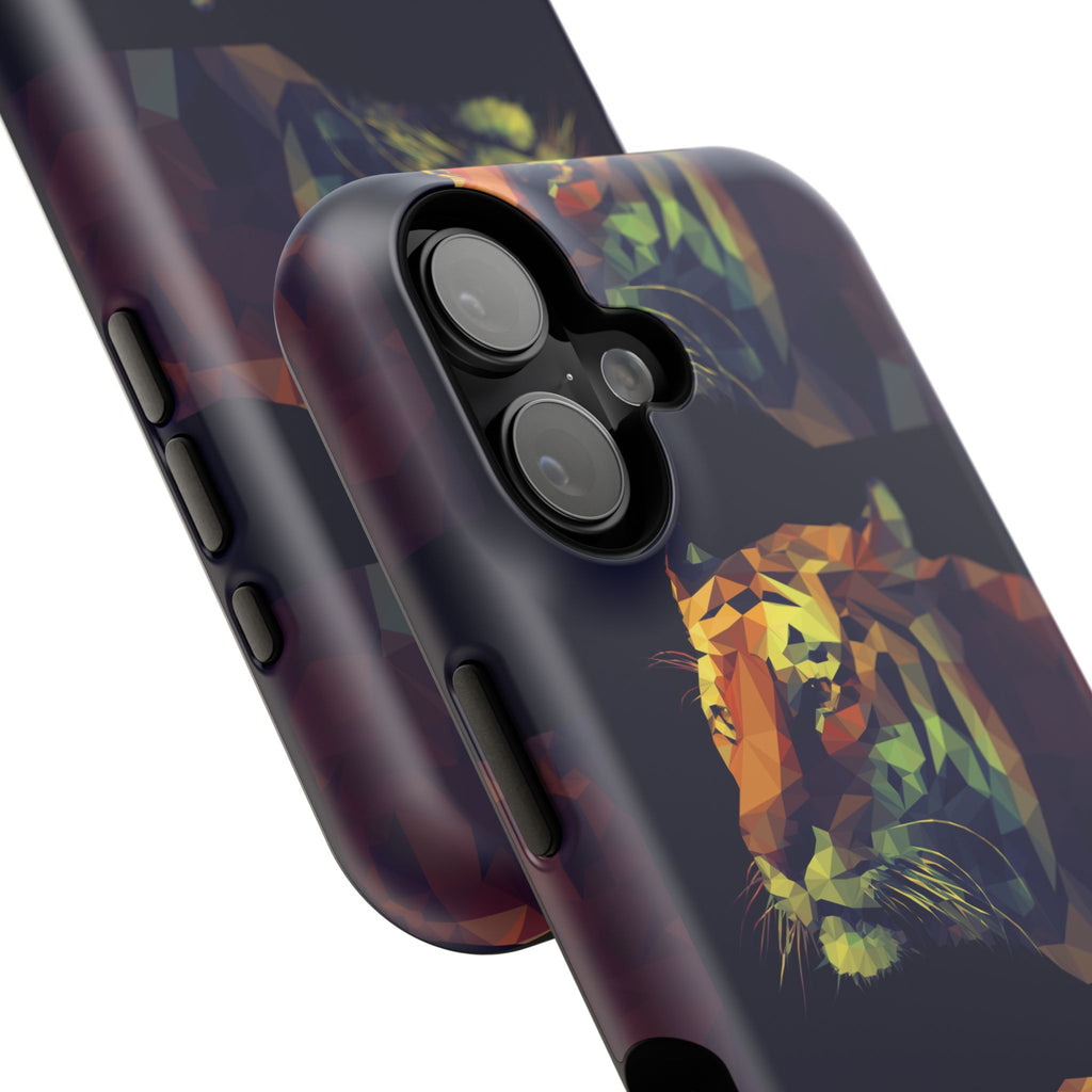 Colorful Tiger Phone Case, Impact-Resistant