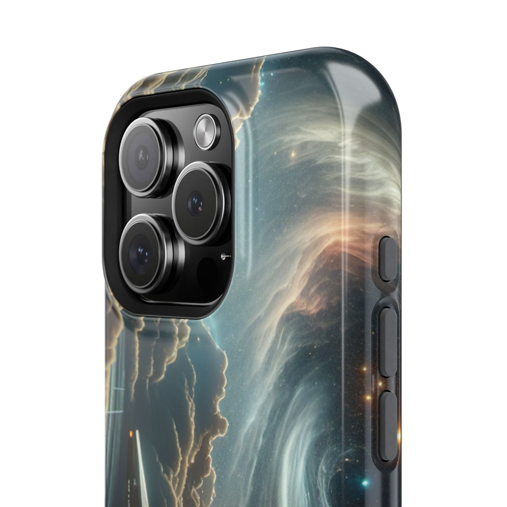 Cosmic Space Ship Impact Resistant Phone Case