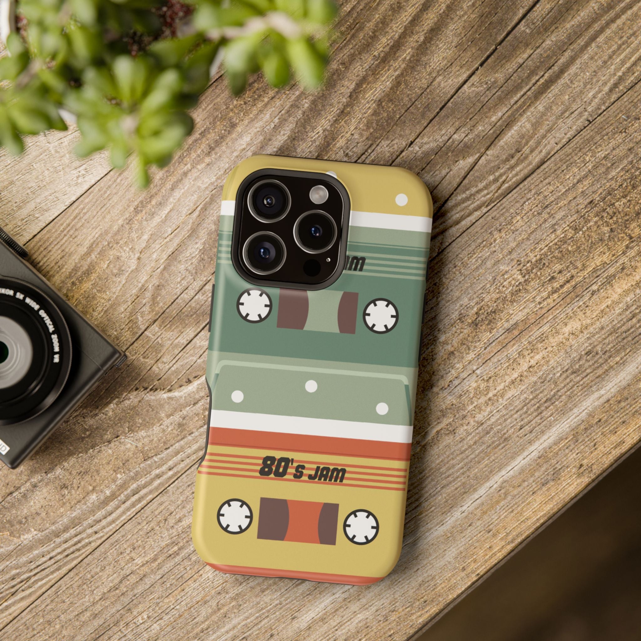 Phone Case - Retro Cassette Tape Impact Resistant