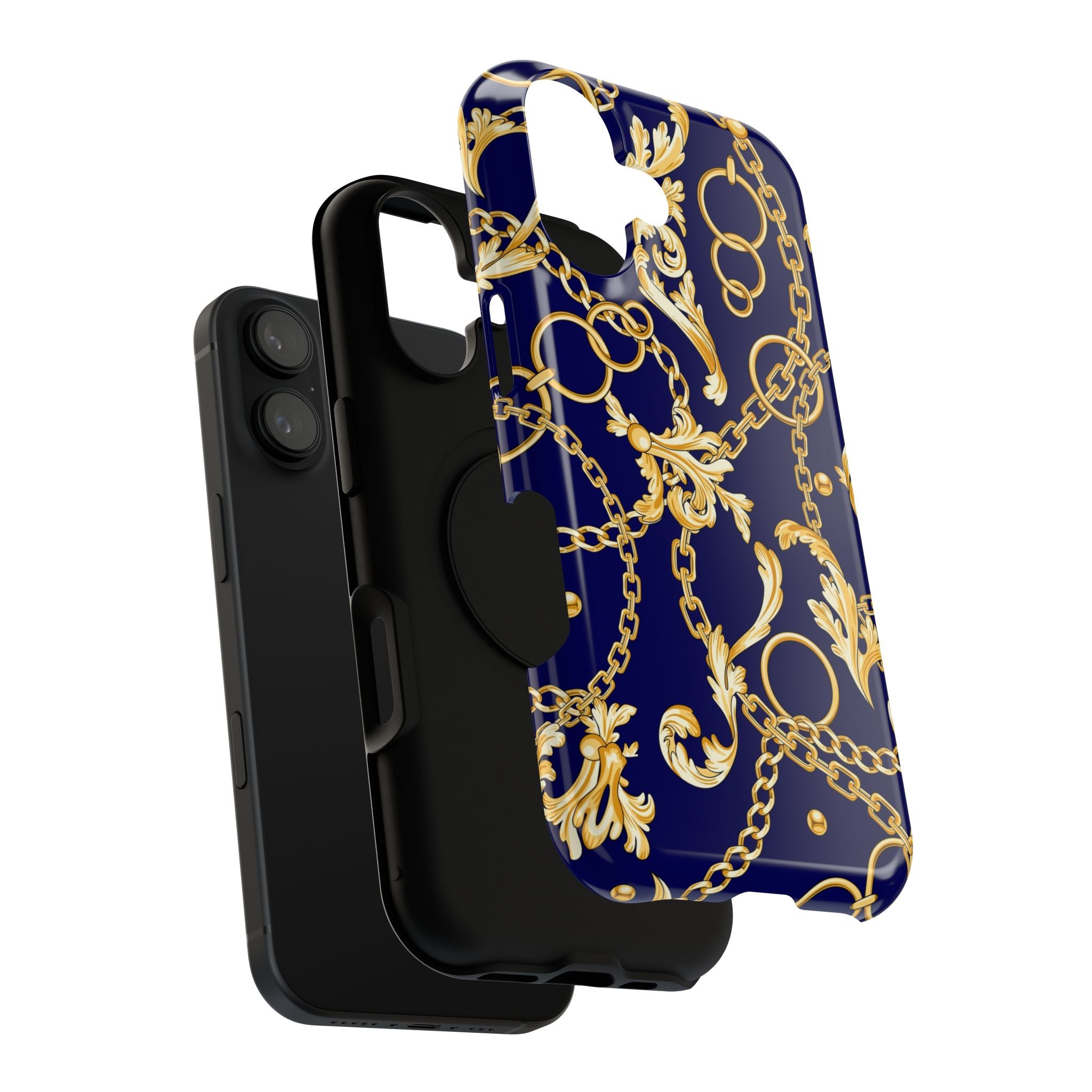 Golden Chain Impact-Resistant Phone Case