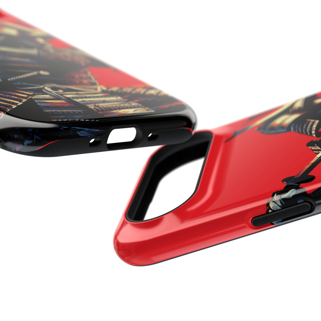 Impact Resistant Phone Case - Samurai Red Warrior