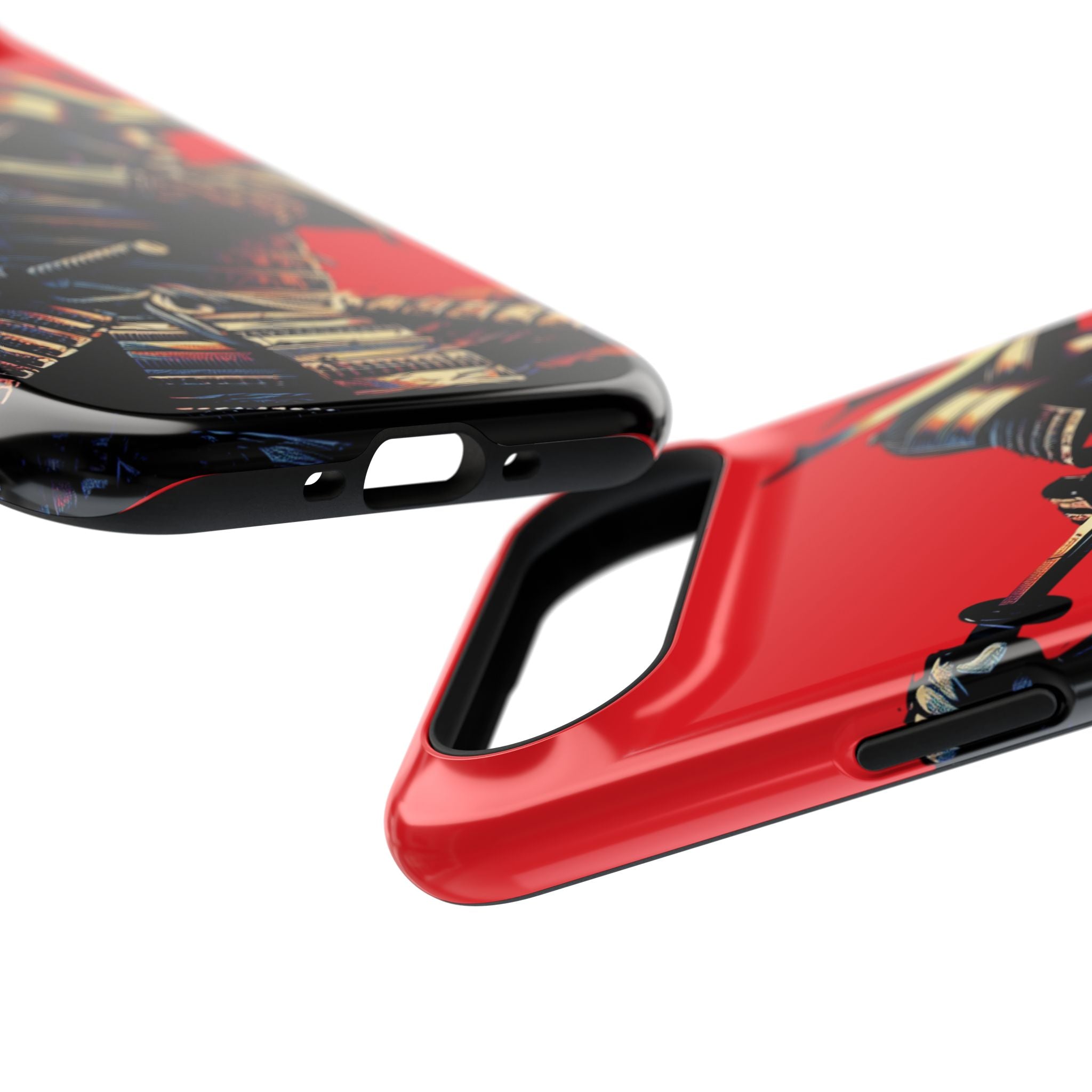 Impact Resistant Phone Case - Samurai Red Warrior
