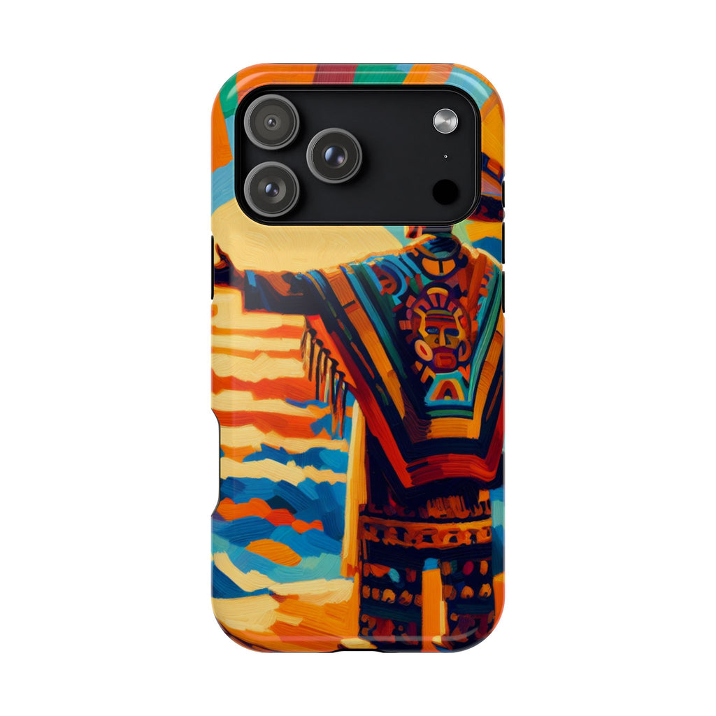 Aztec Sunset Phone Case — Impact‑Resistant Protective Cover
