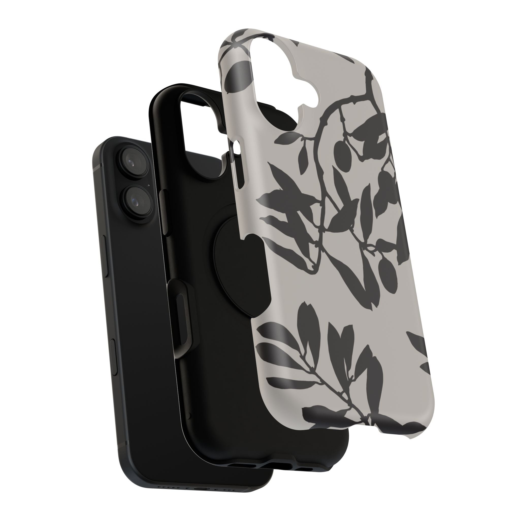 Stylish Floral Impact-Resistant Phone Case