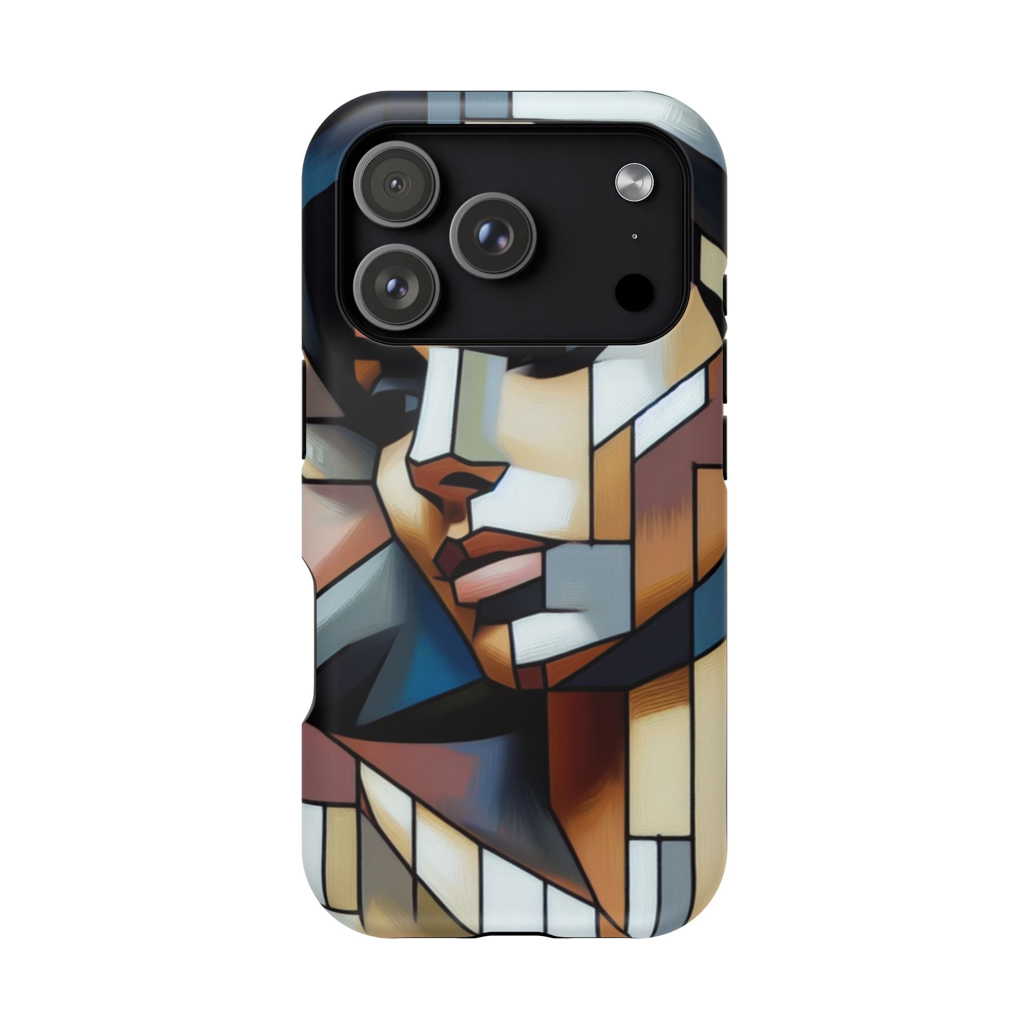 Impact Resistant Phone Case -Woman Looking Side Abstract