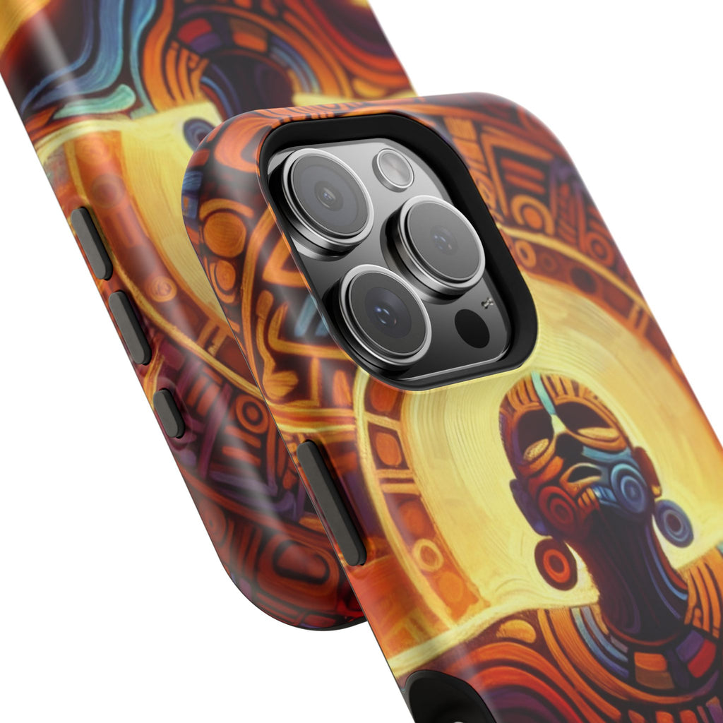 Impact Resistant Phone Case - Aztec Man