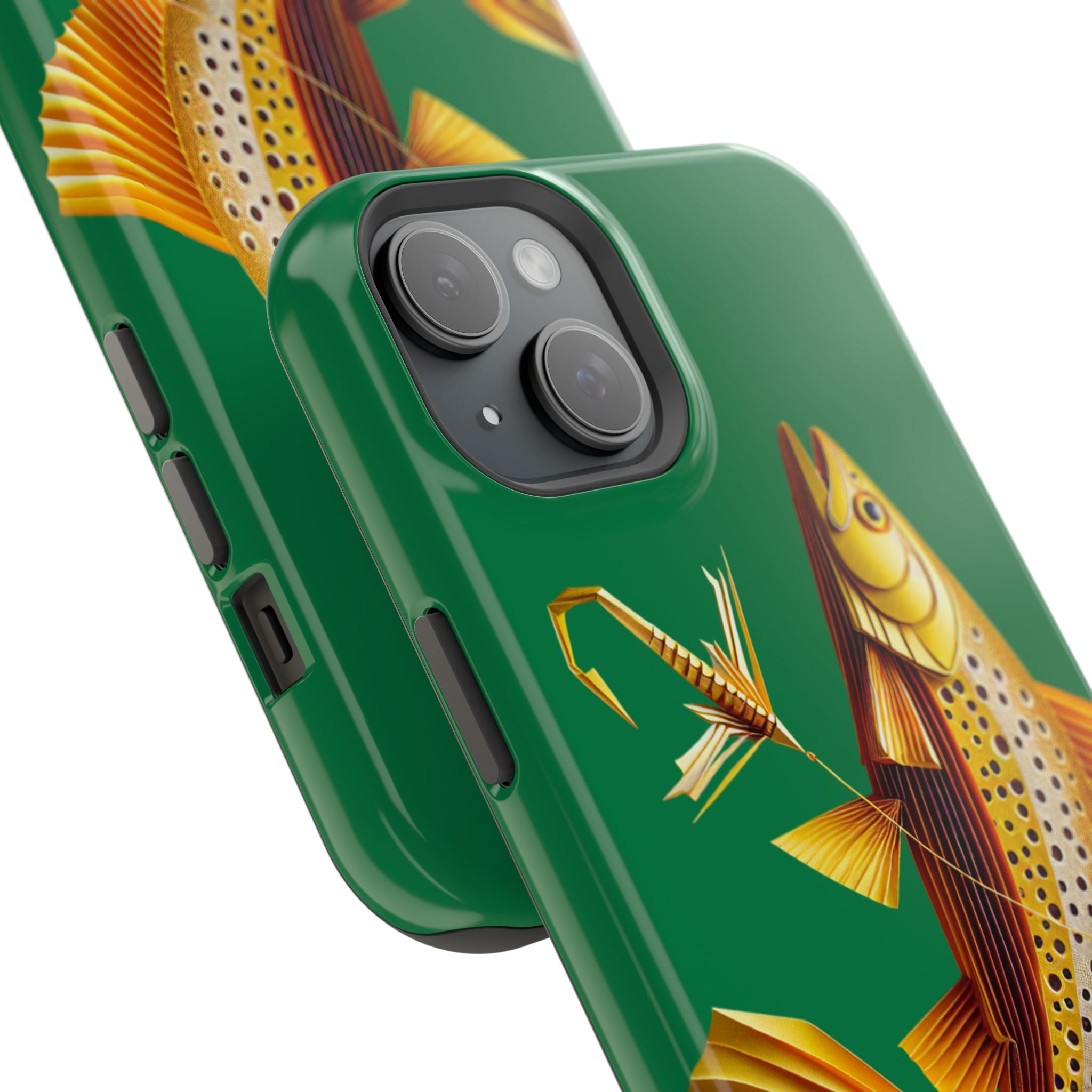 Impact Resistant Phone Case,  Lucky Charm Fish, Outdoor Enthusiast Gift