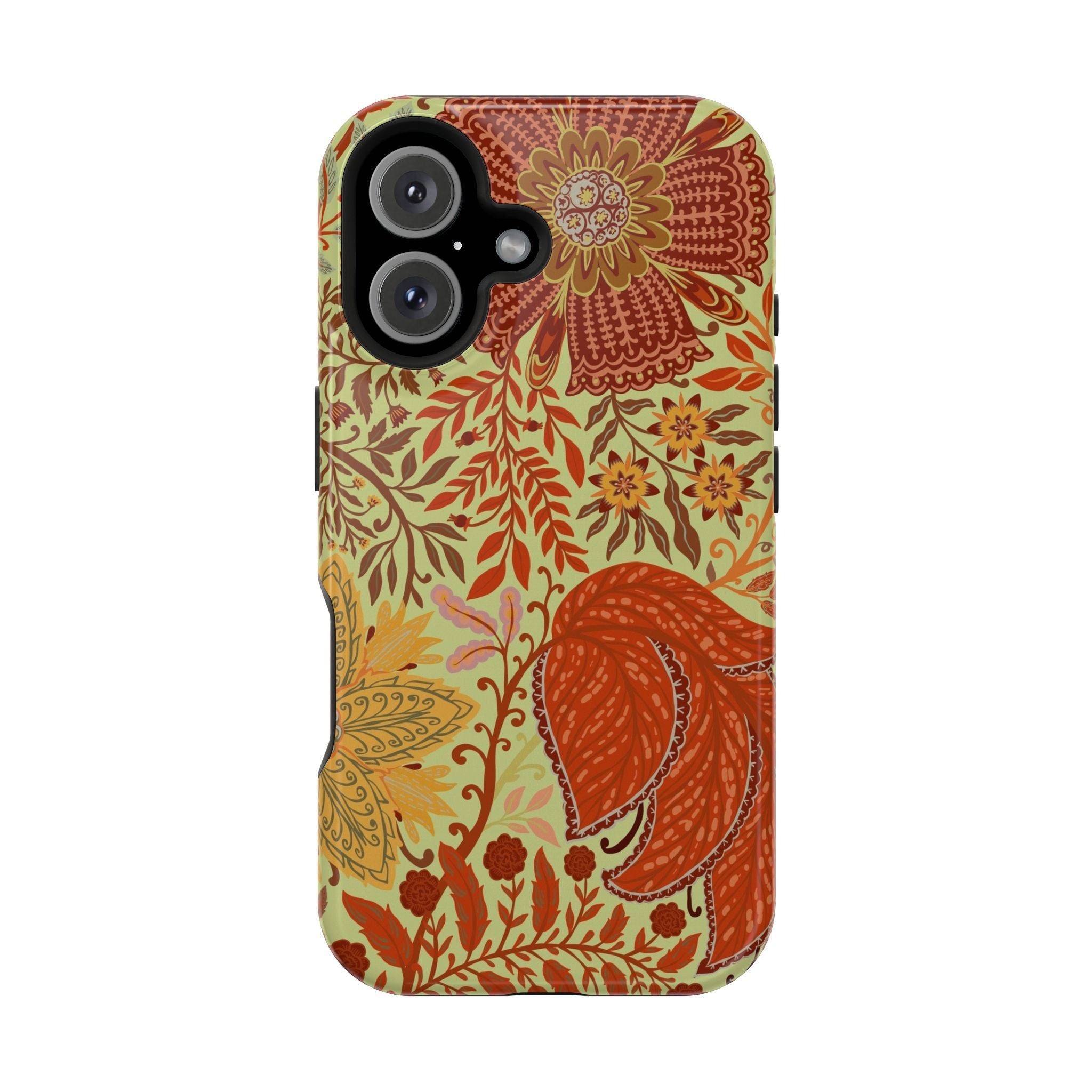 Floral Paisley Magnetic Impact-Resistant Phone Case