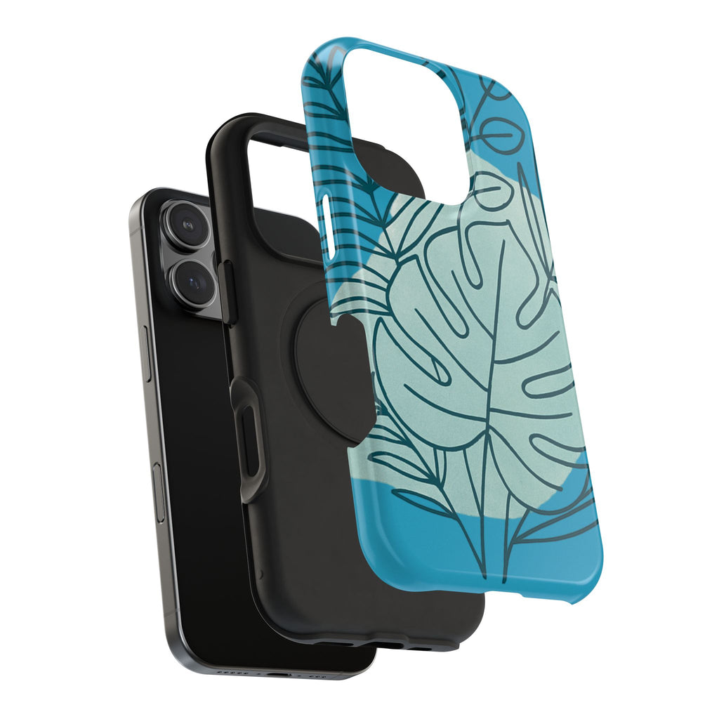 Tropical Floral Phone Case, Impact-Resistant
