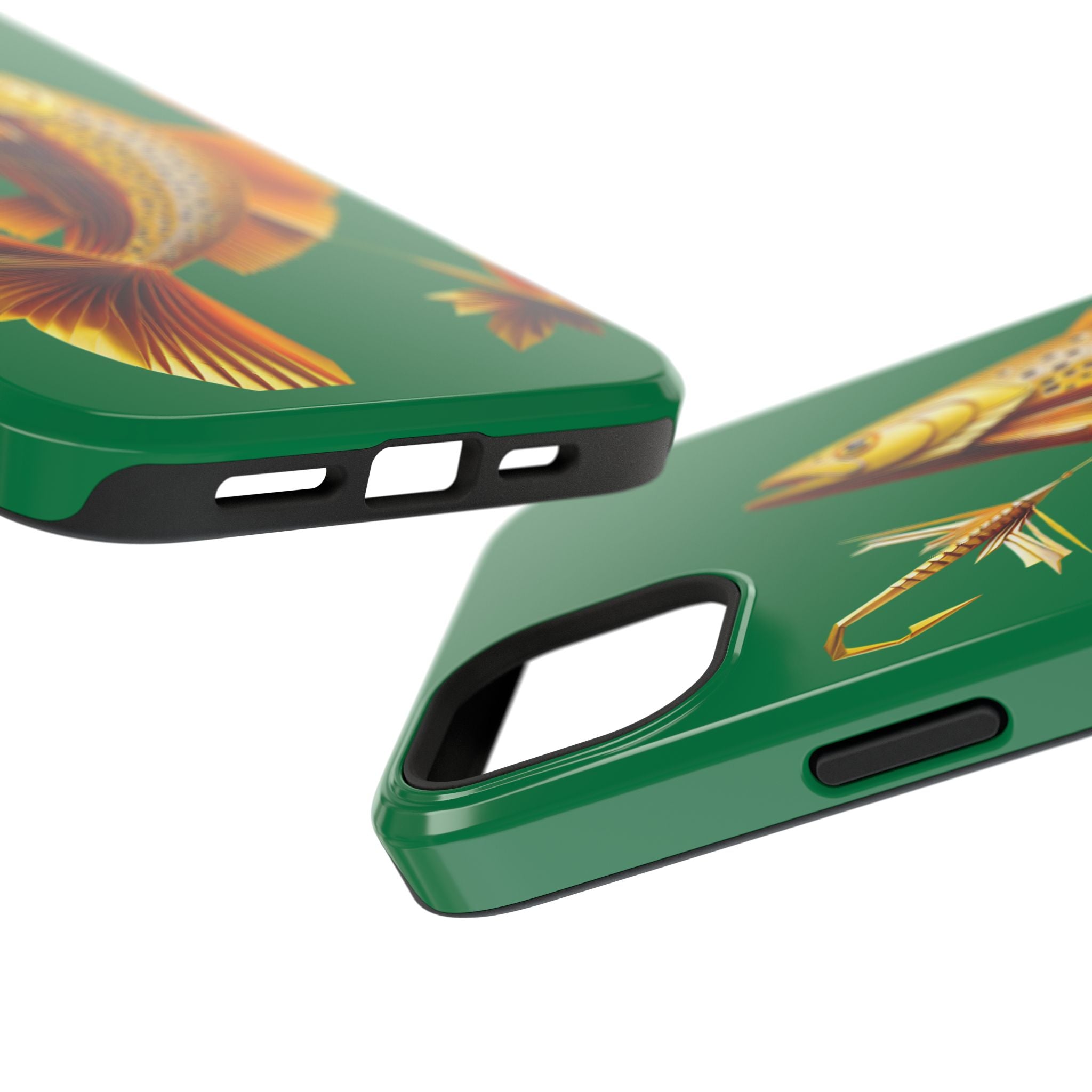 Impact Resistant Phone Case,  Lucky Charm Fish, Outdoor Enthusiast Gift