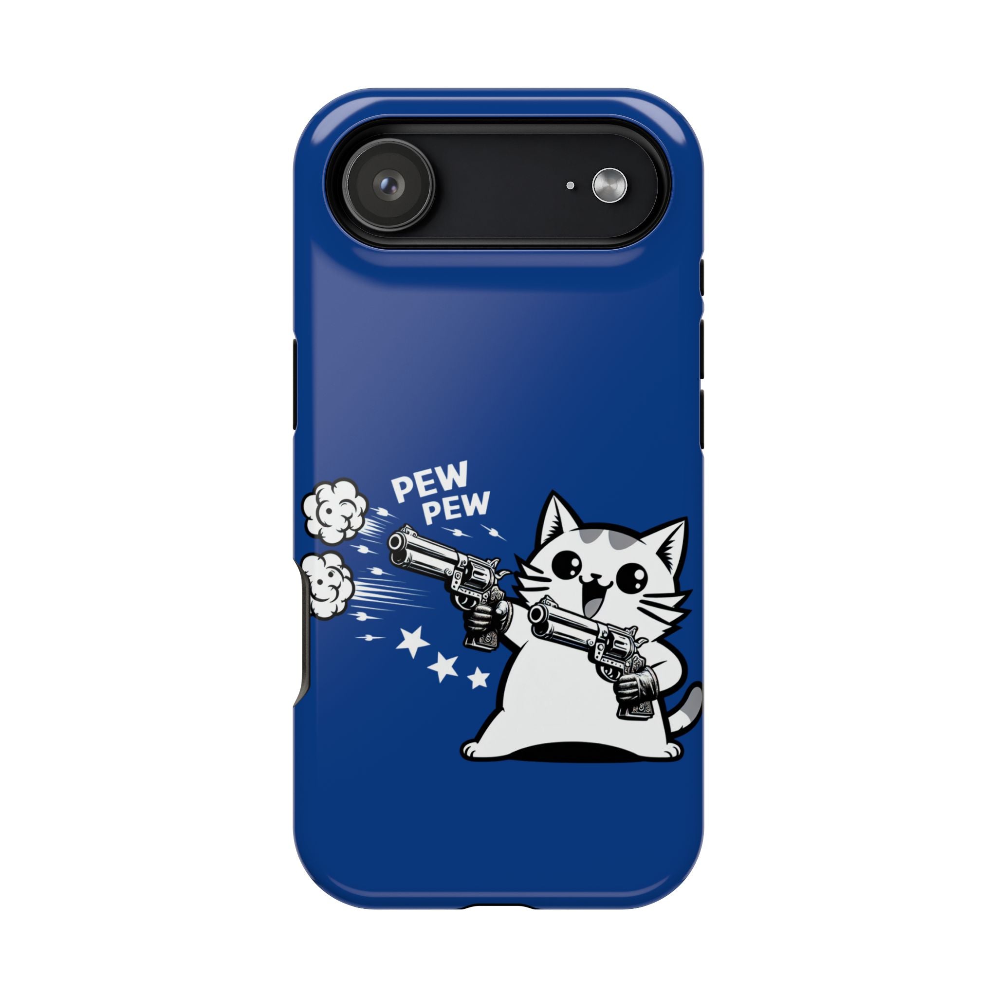 Kitty Pew Pew Impact Resistant Phone Case