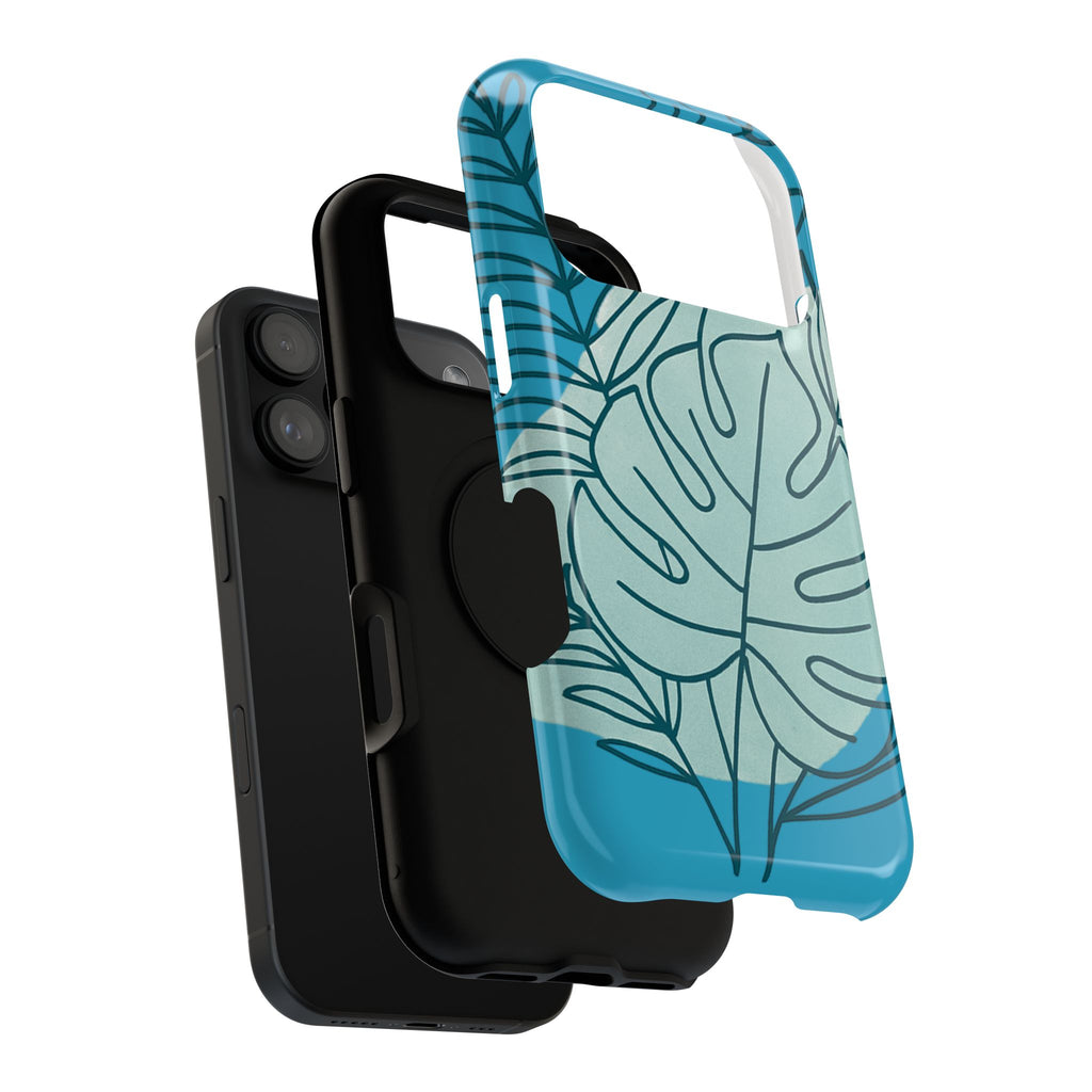 Tropical Floral Phone Case, Impact-Resistant