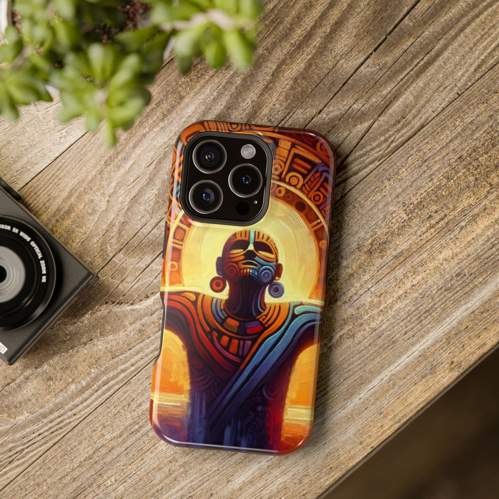 Impact Resistant Phone Case - Aztec Man
