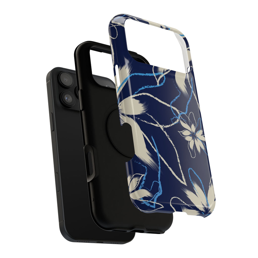 Floral Impact-Resistant Phone Case, Durable