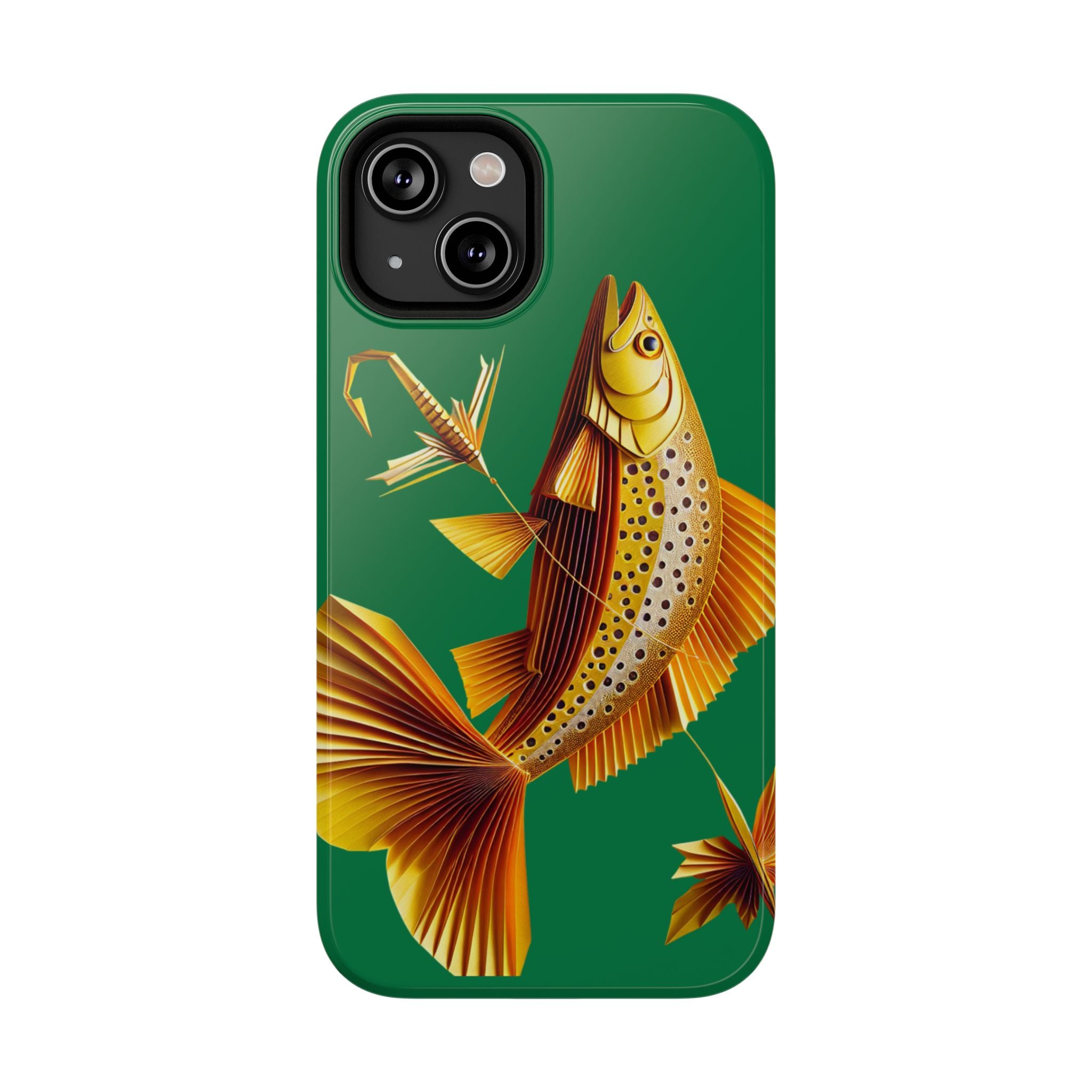 Impact Resistant Phone Case,  Lucky Charm Fish, Outdoor Enthusiast Gift