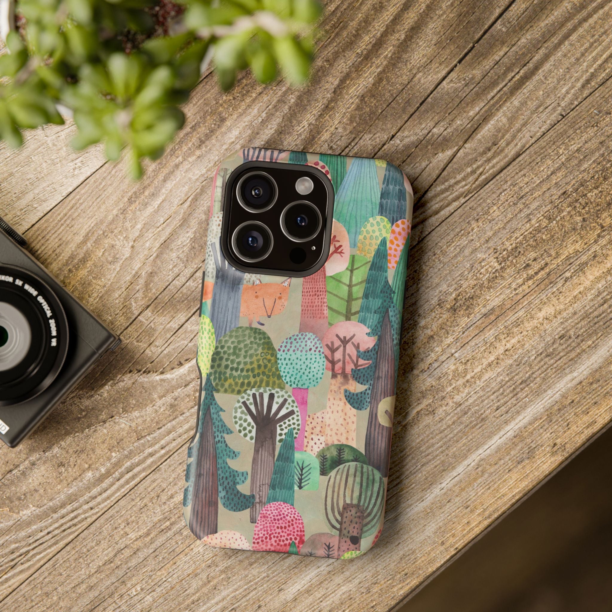 Whimsical Forest Phone Case - Impact-Resistant