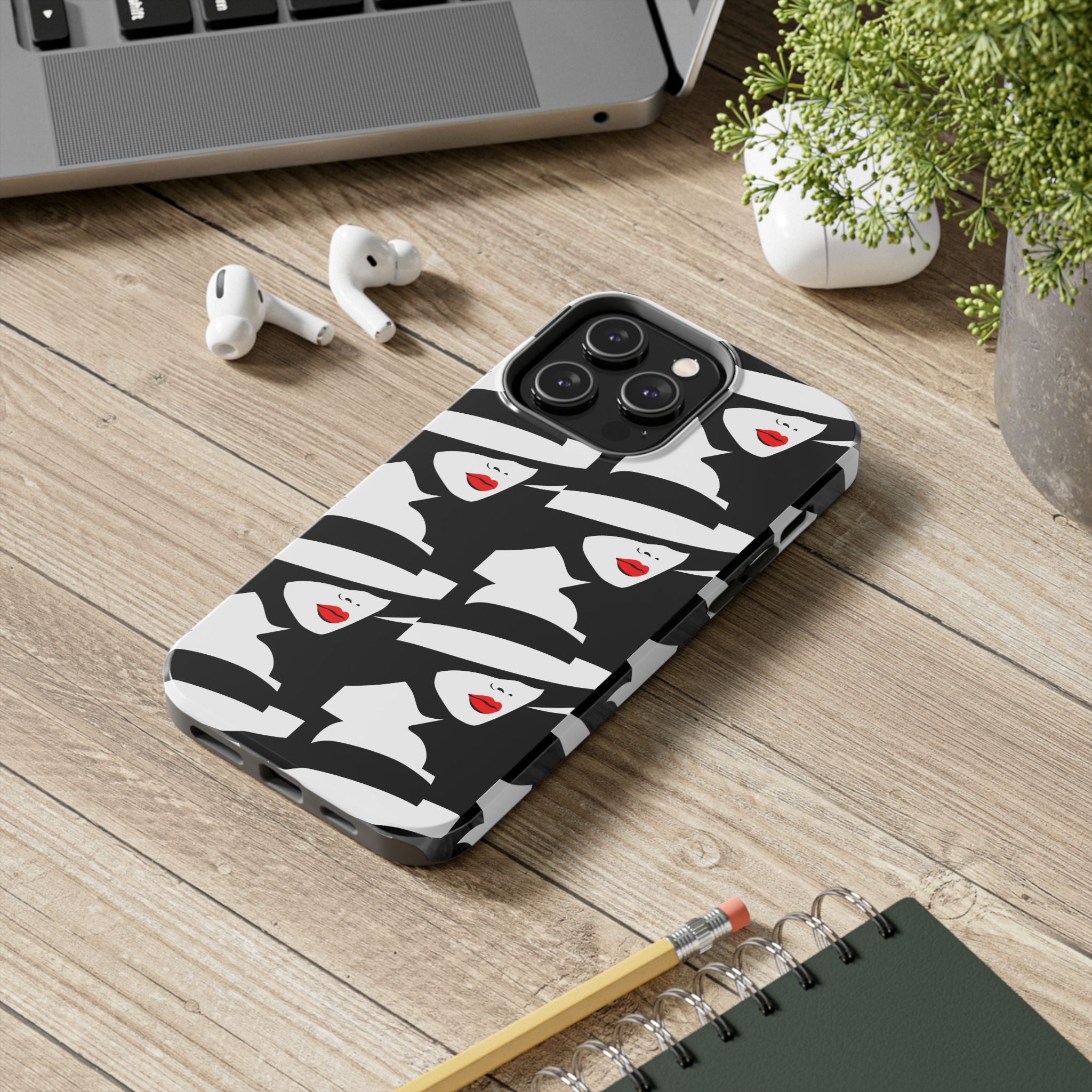Retro Chic Tough Phone Case