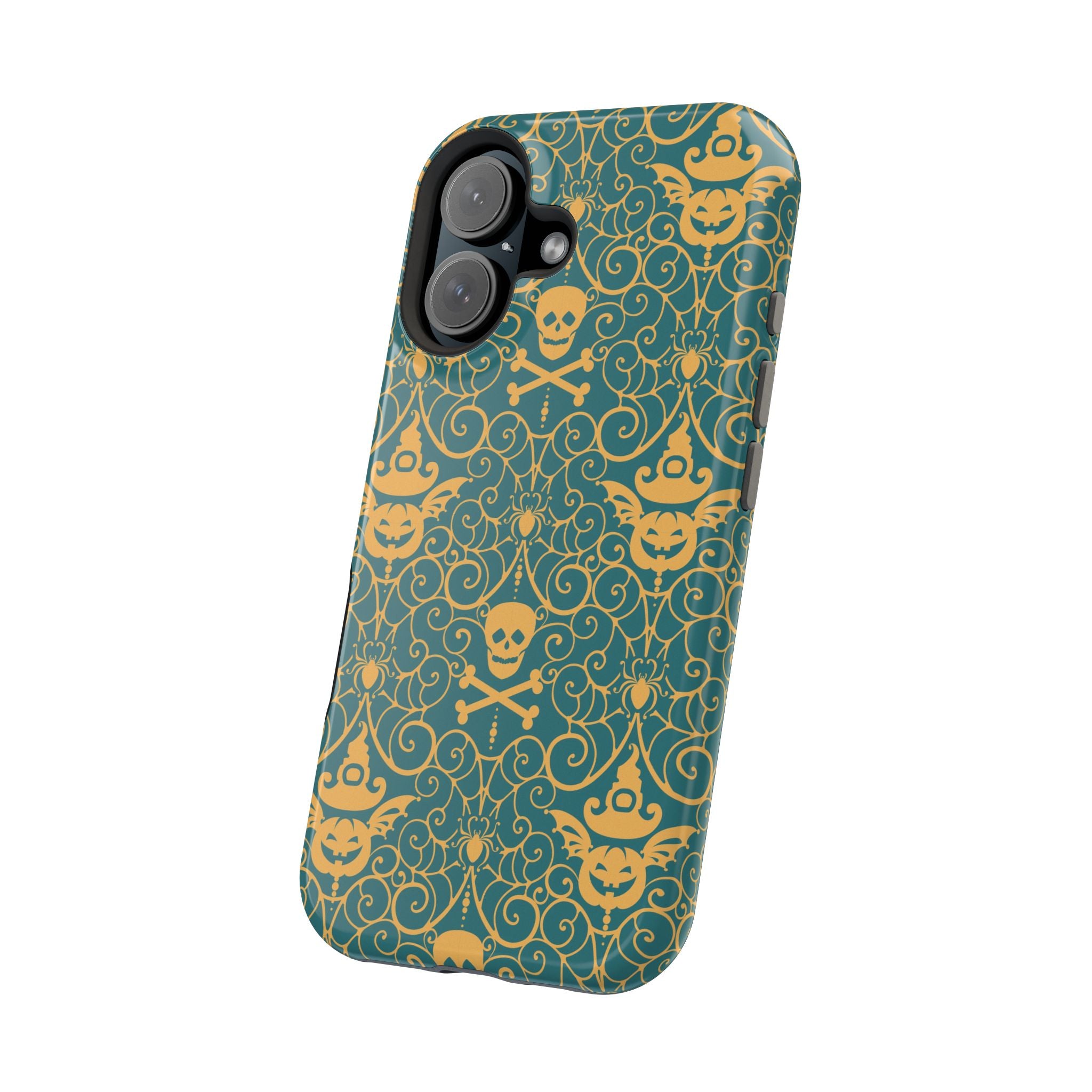 Skull & Crossbones Vintage Pattern Magnetic Impact Phone Case