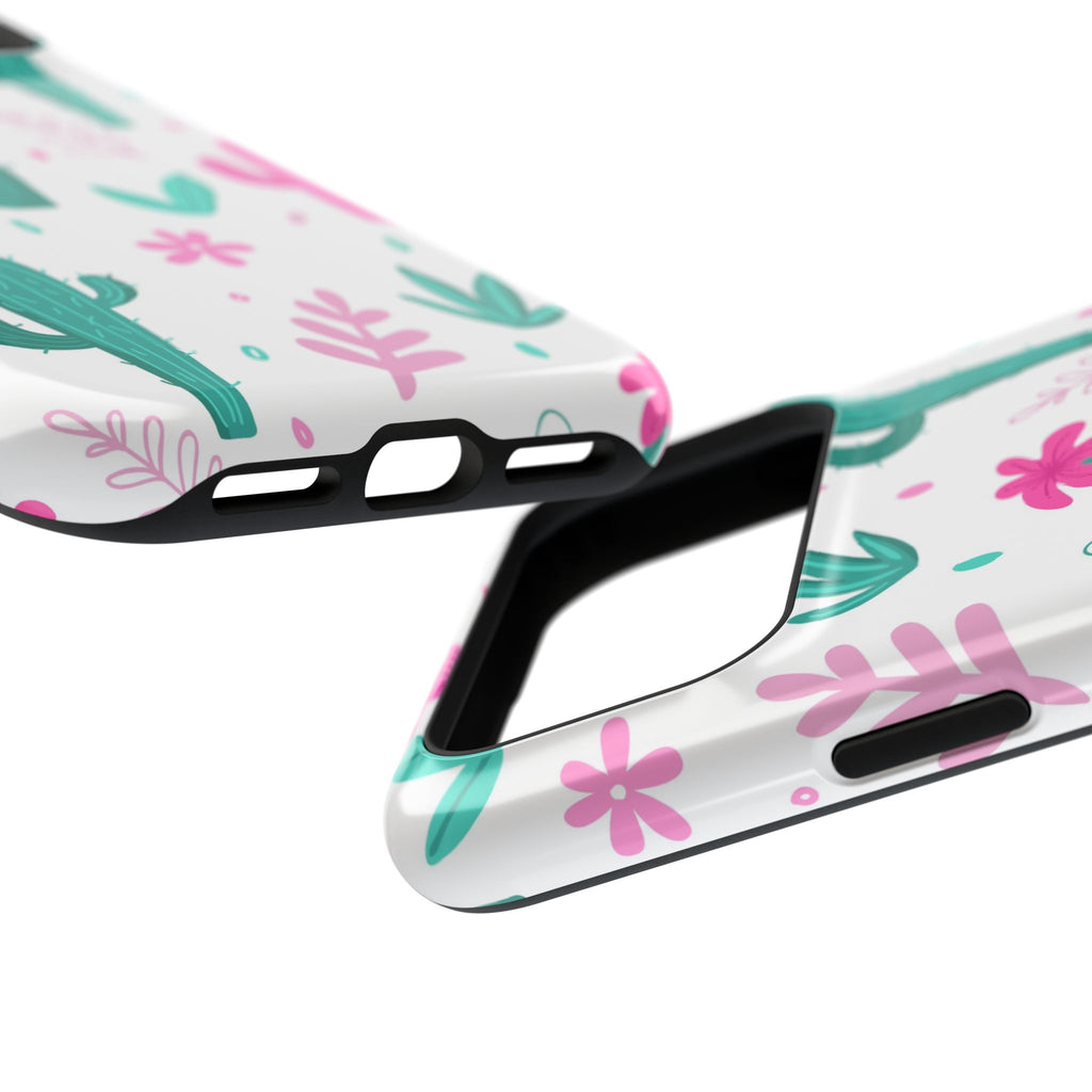 Cactus Pattern Impact Resistant Phone Case