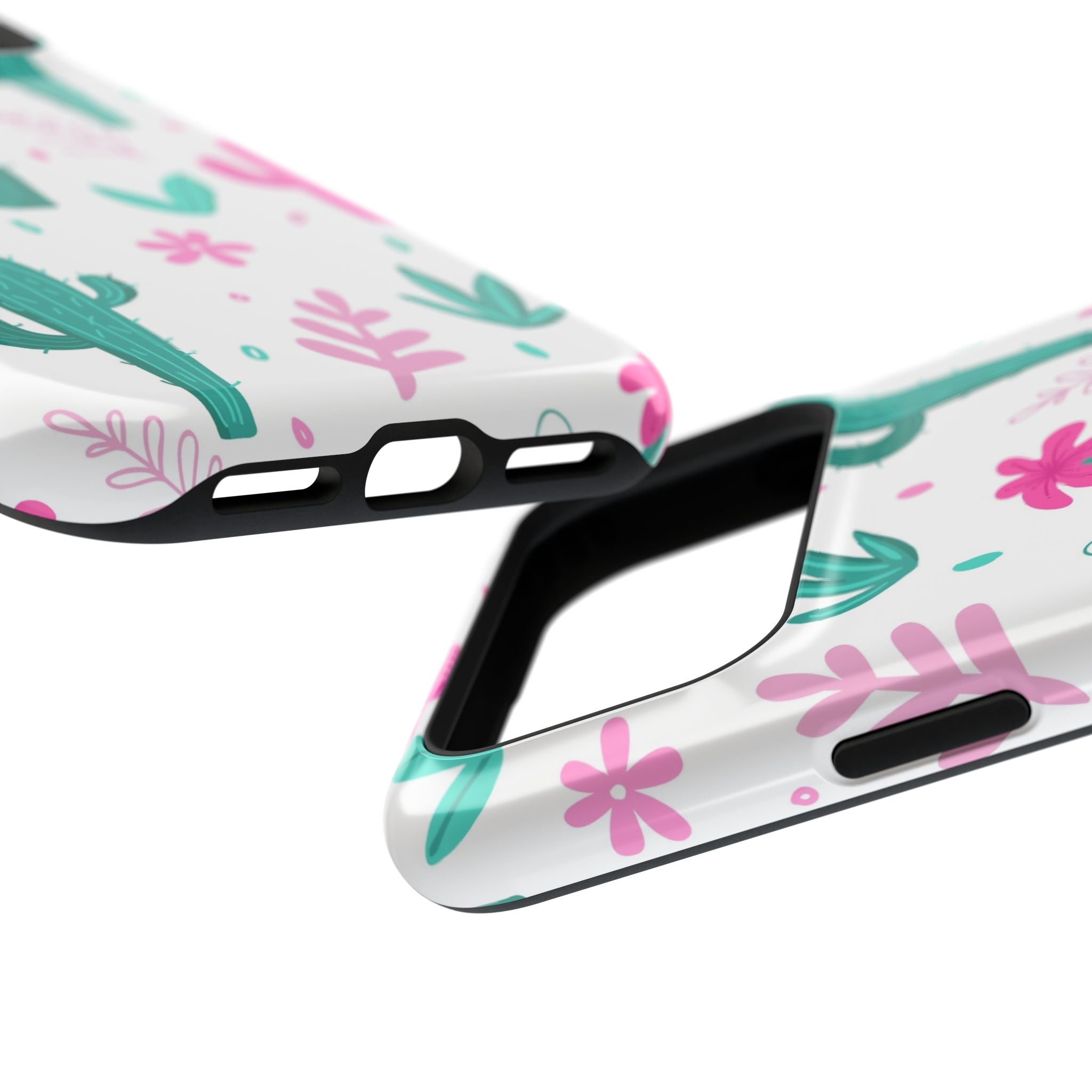 Cactus Pattern Impact Resistant Phone Case