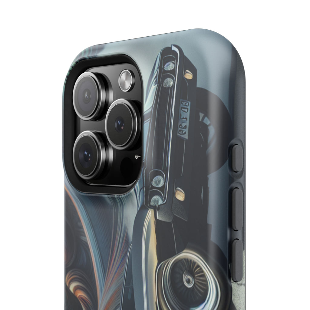 Vintage Muscle Car Phone Case — Retro Racing Art Impact-Resistant Case