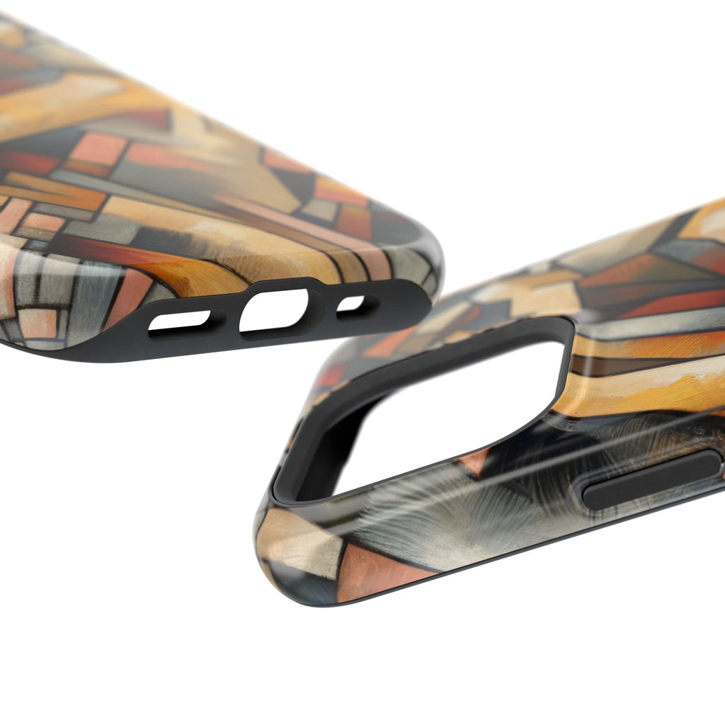 Impact Resistant Phone Case - Woman Abstract Design