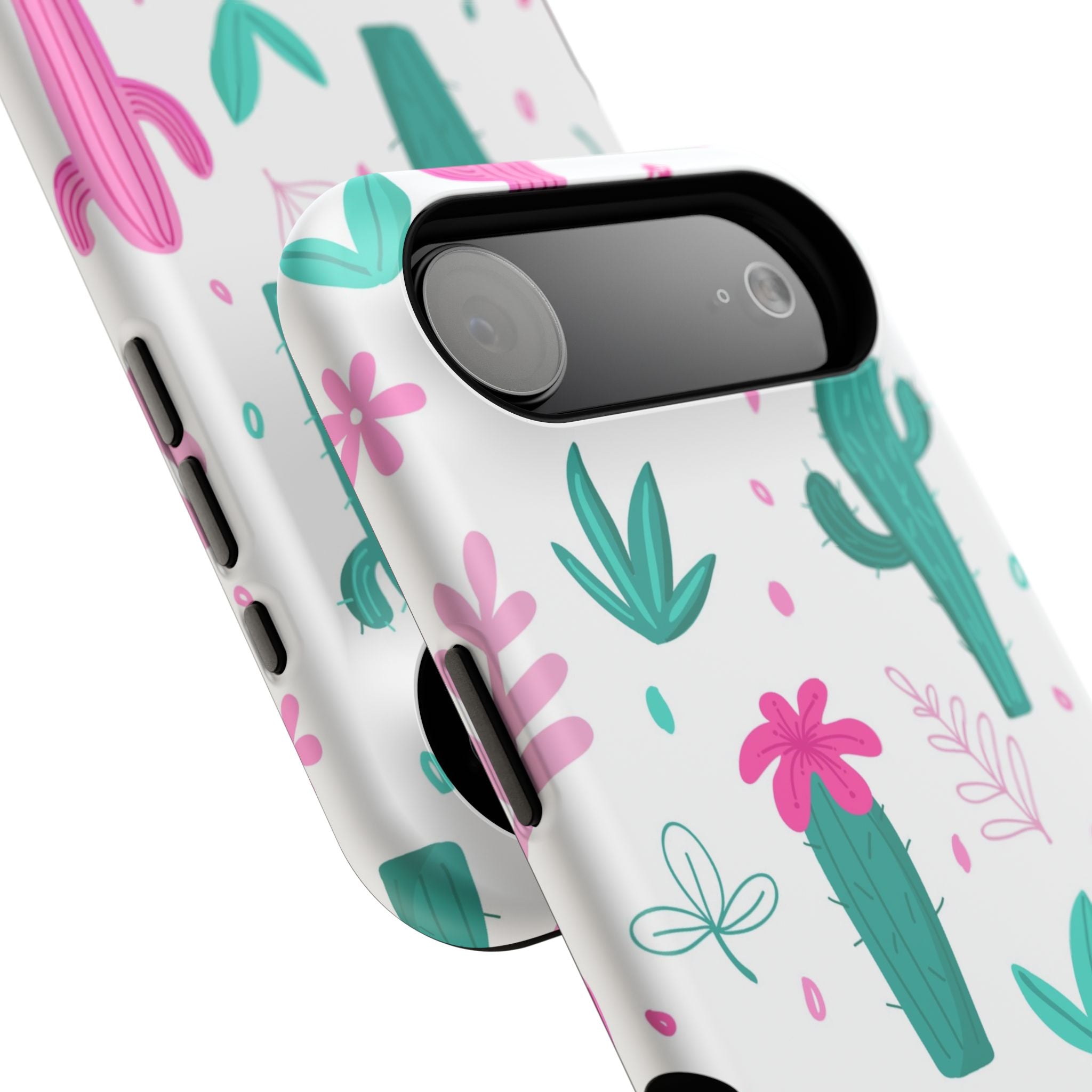 Cactus Pattern Impact Resistant Phone Case