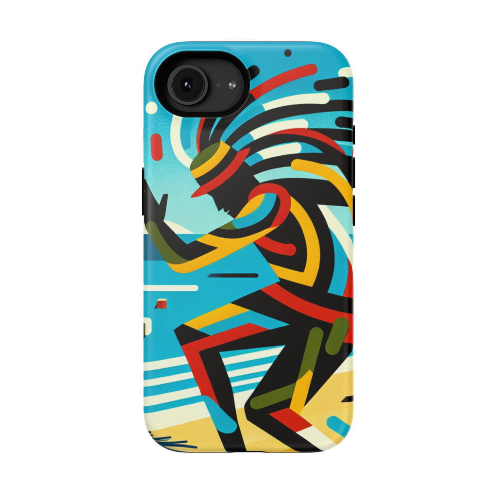 Vibrant Tribal Runner Impact Resistant Phone Case