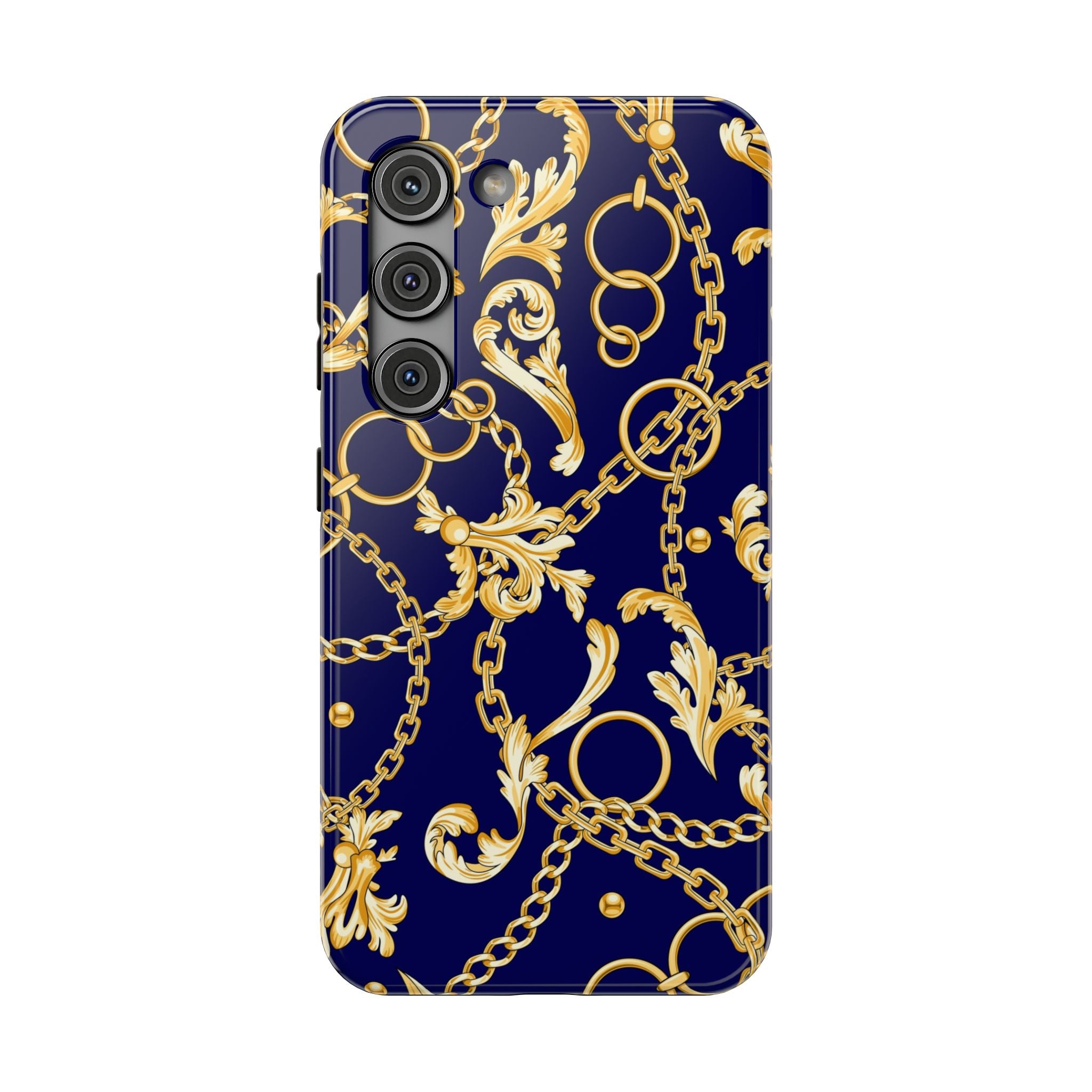 Golden Chain Impact-Resistant Phone Case