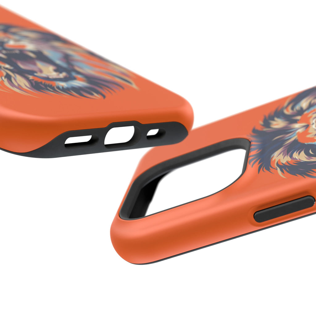 Roaring Lion Impact Phone Case — Shockproof Orange Protective Cover