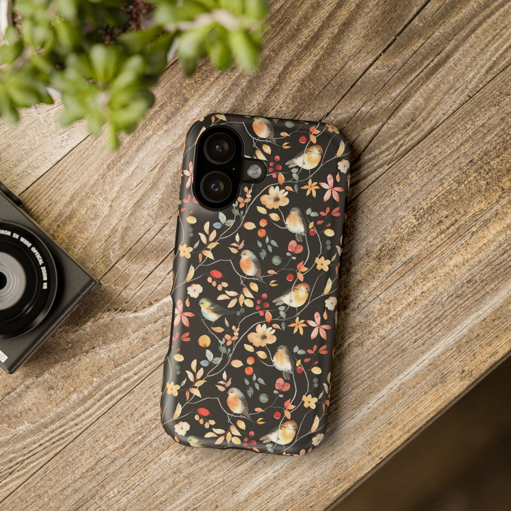 Floral Impact-Resistant Phone Case