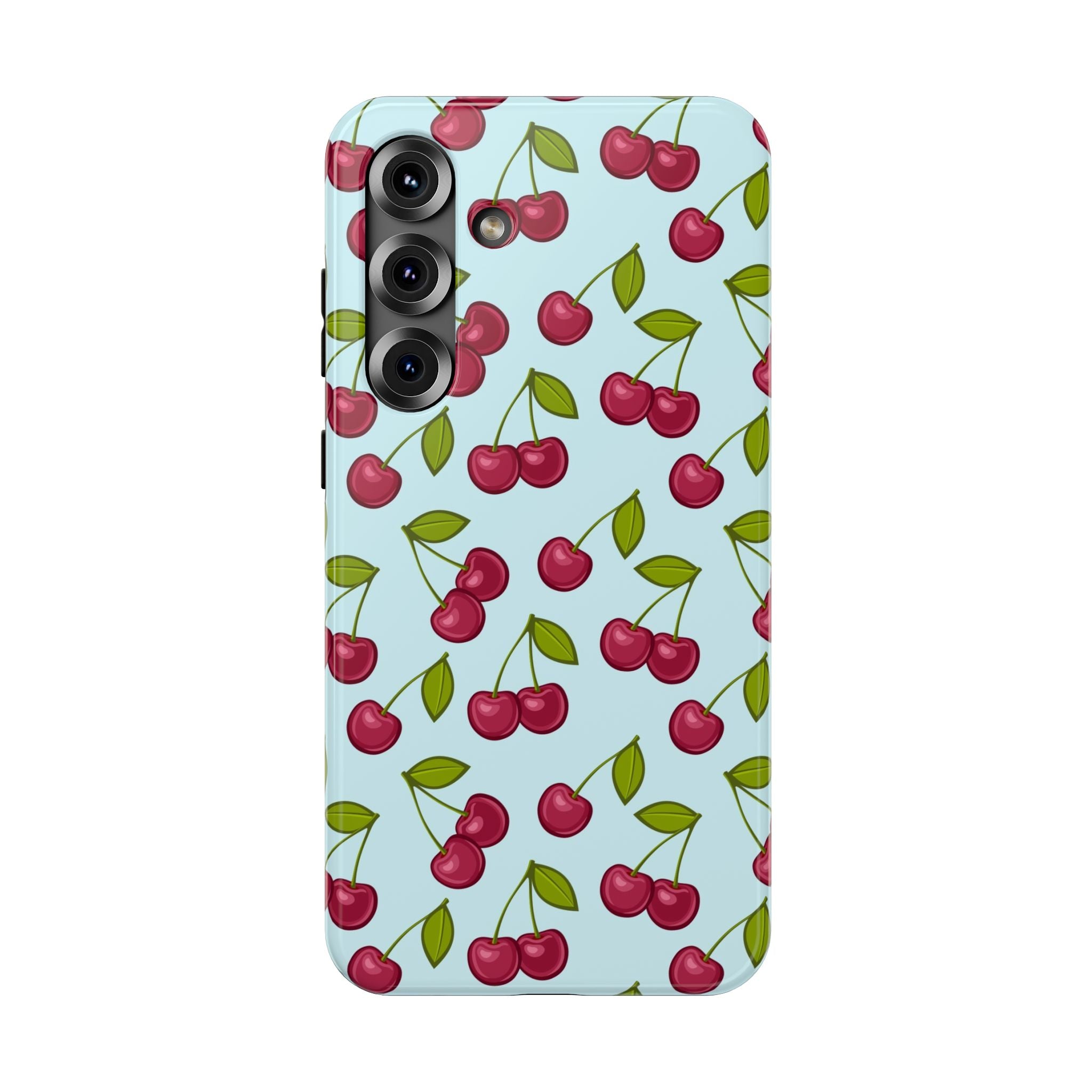Cherry Pattern Phone Case, Cute Cherry