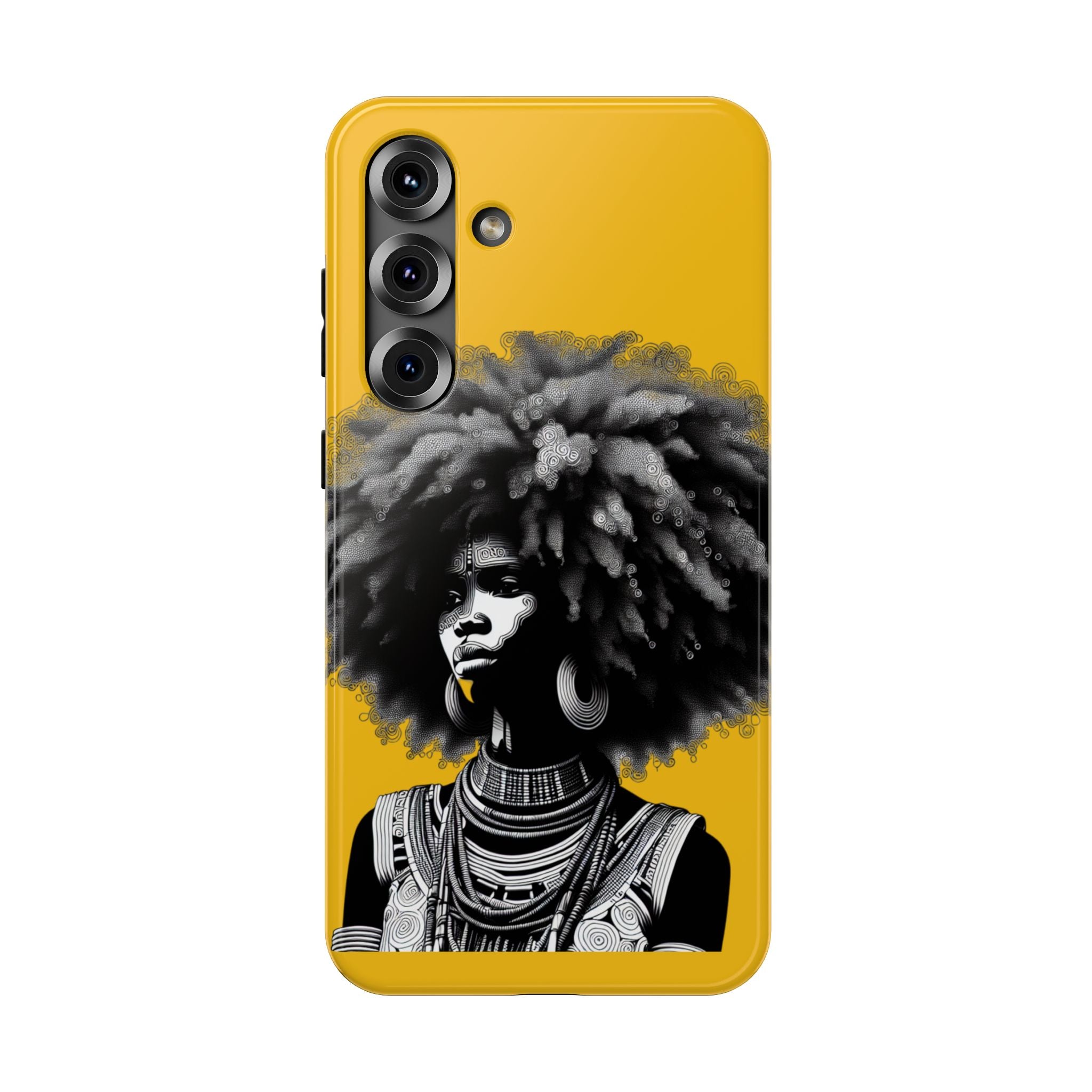 Bold African Art Impact Resistant  Phone Case