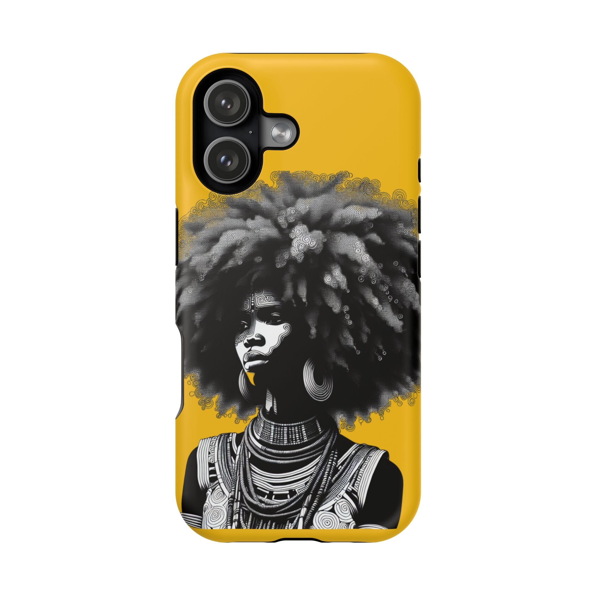 Bold African Art Impact Resistant  Phone Case