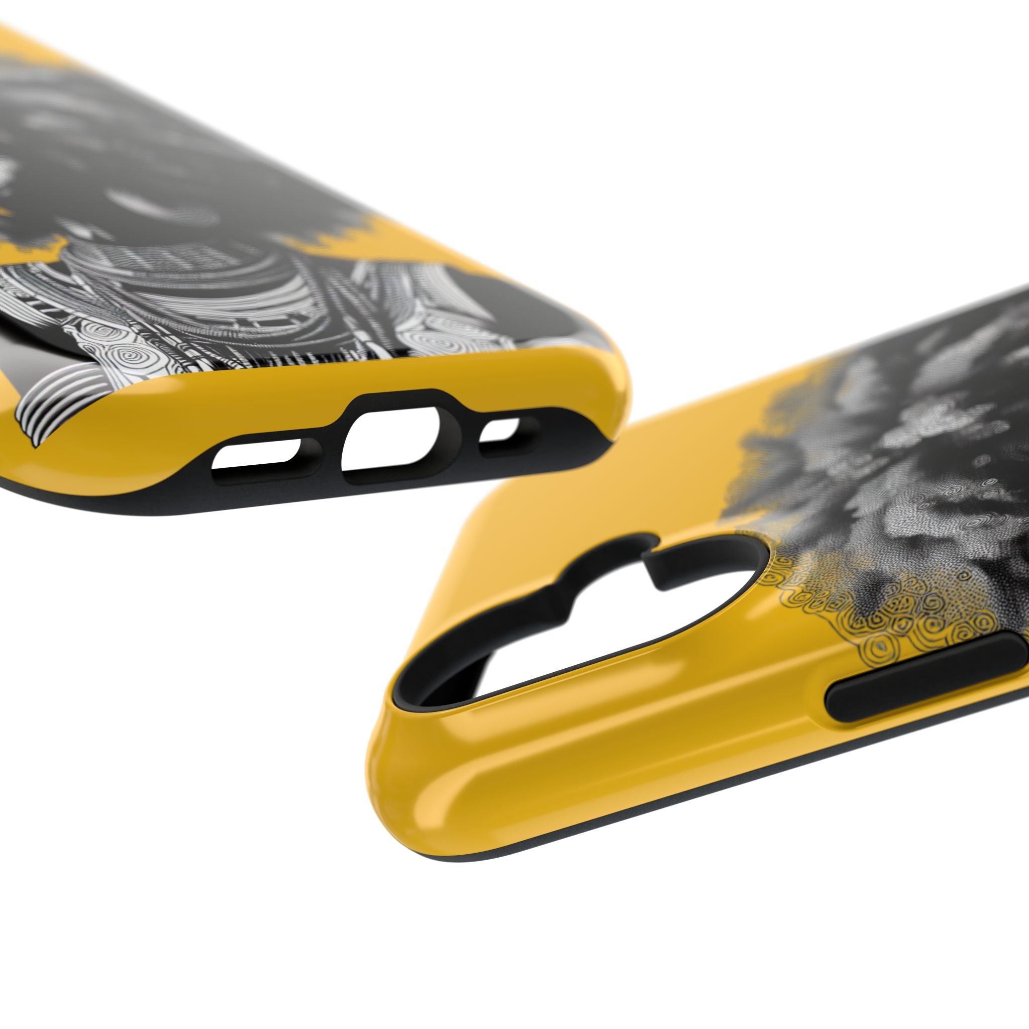 Bold African Art Impact Resistant  Phone Case