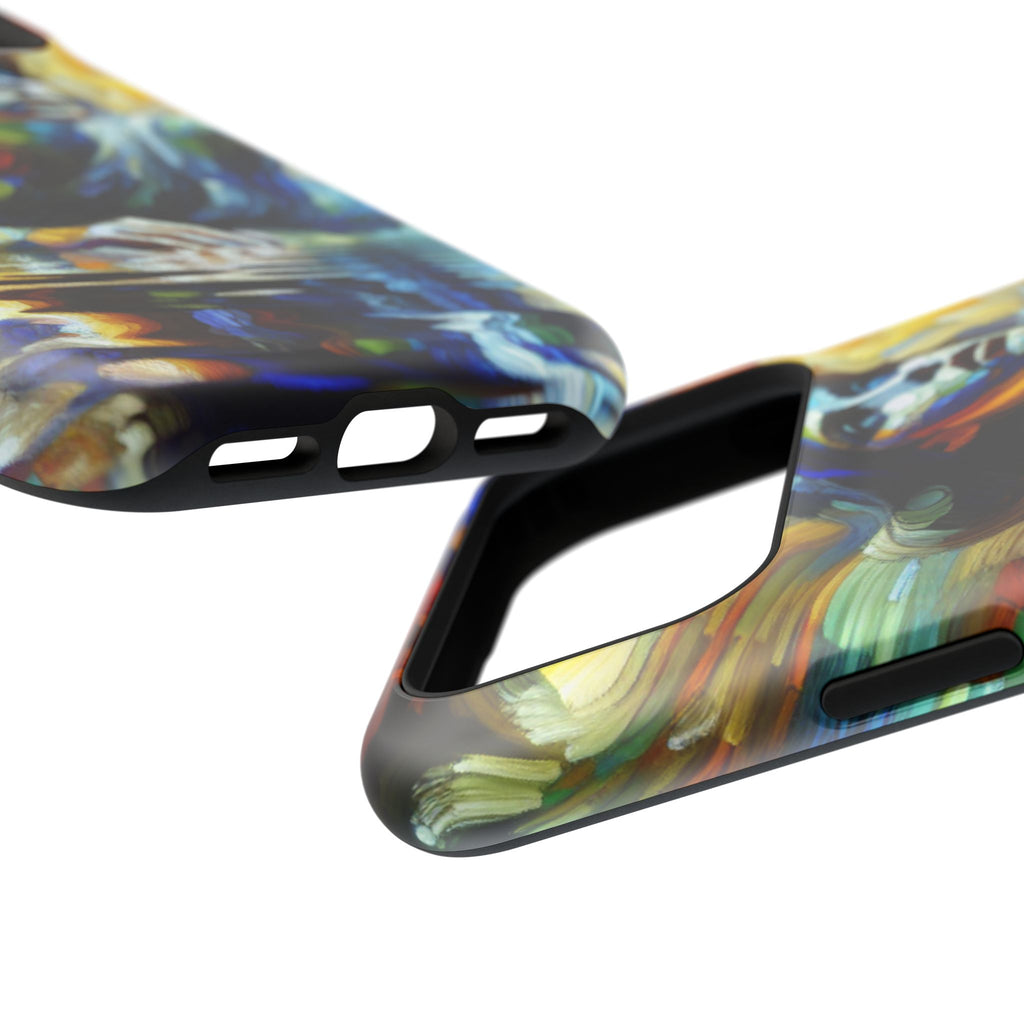 Impact-Resistant Phone Case — Colorful Surreal Mermaid Art