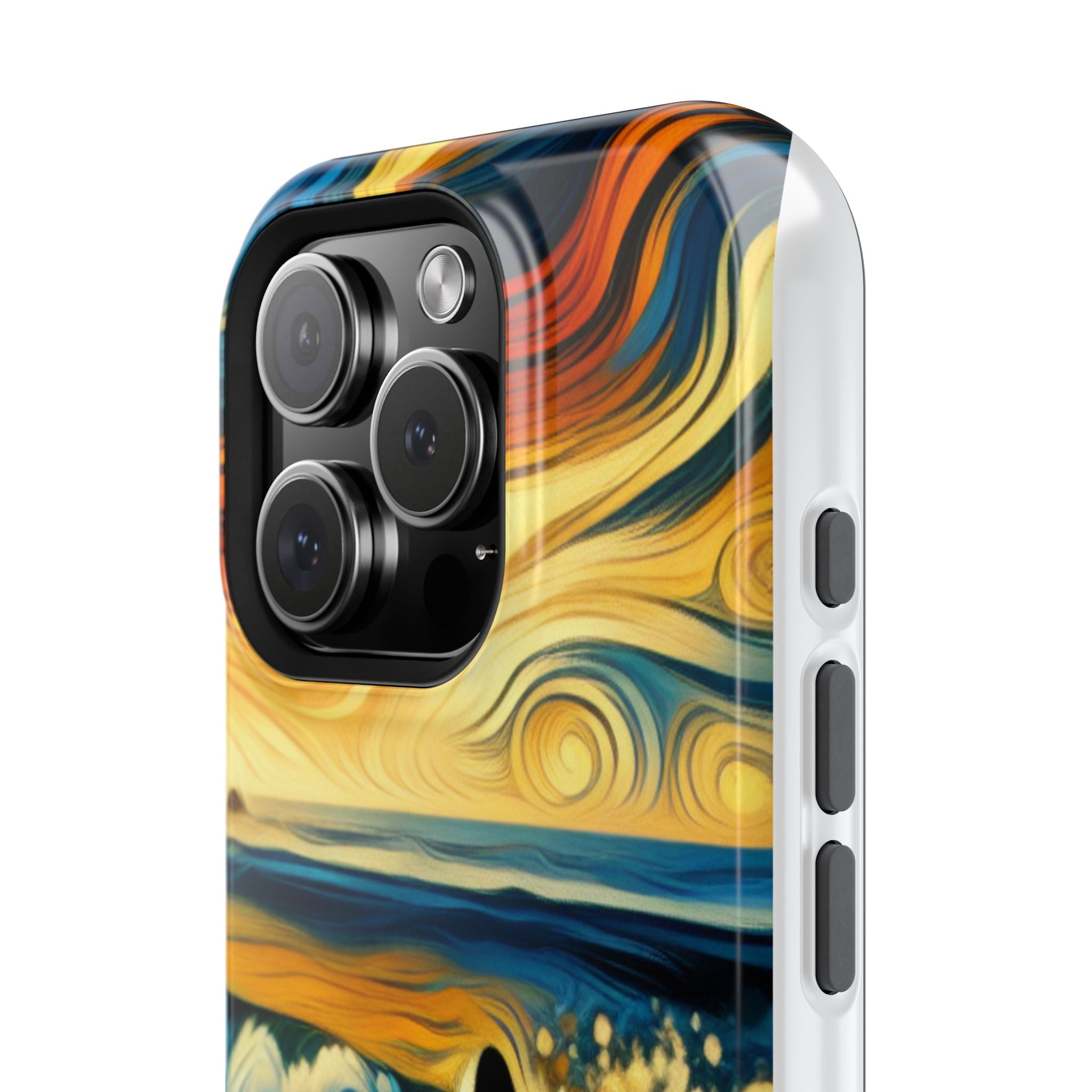 Impact Resistant Phone Case - Surfing Ocean Waves Design, Coastal Decor Gift