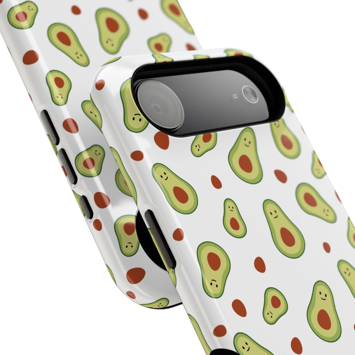 Avocado Pattern Impact-Resistant Phone Case — Cute Avocado Toss Design