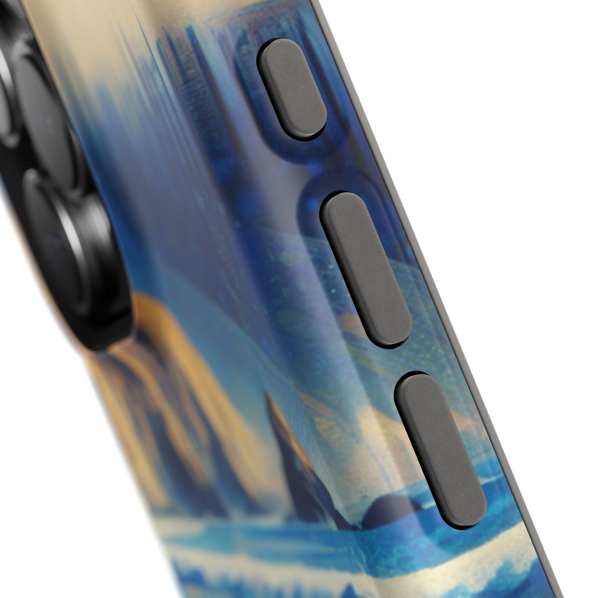 Surfer Wave Impact Phone Case – Vibrant Ocean Art Protective Cover
