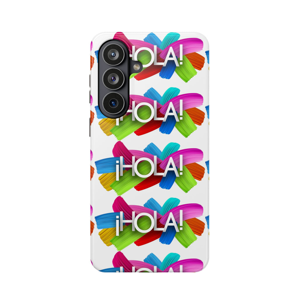 ¡HOLA! Colorful Brushstroke Impact Phone Case